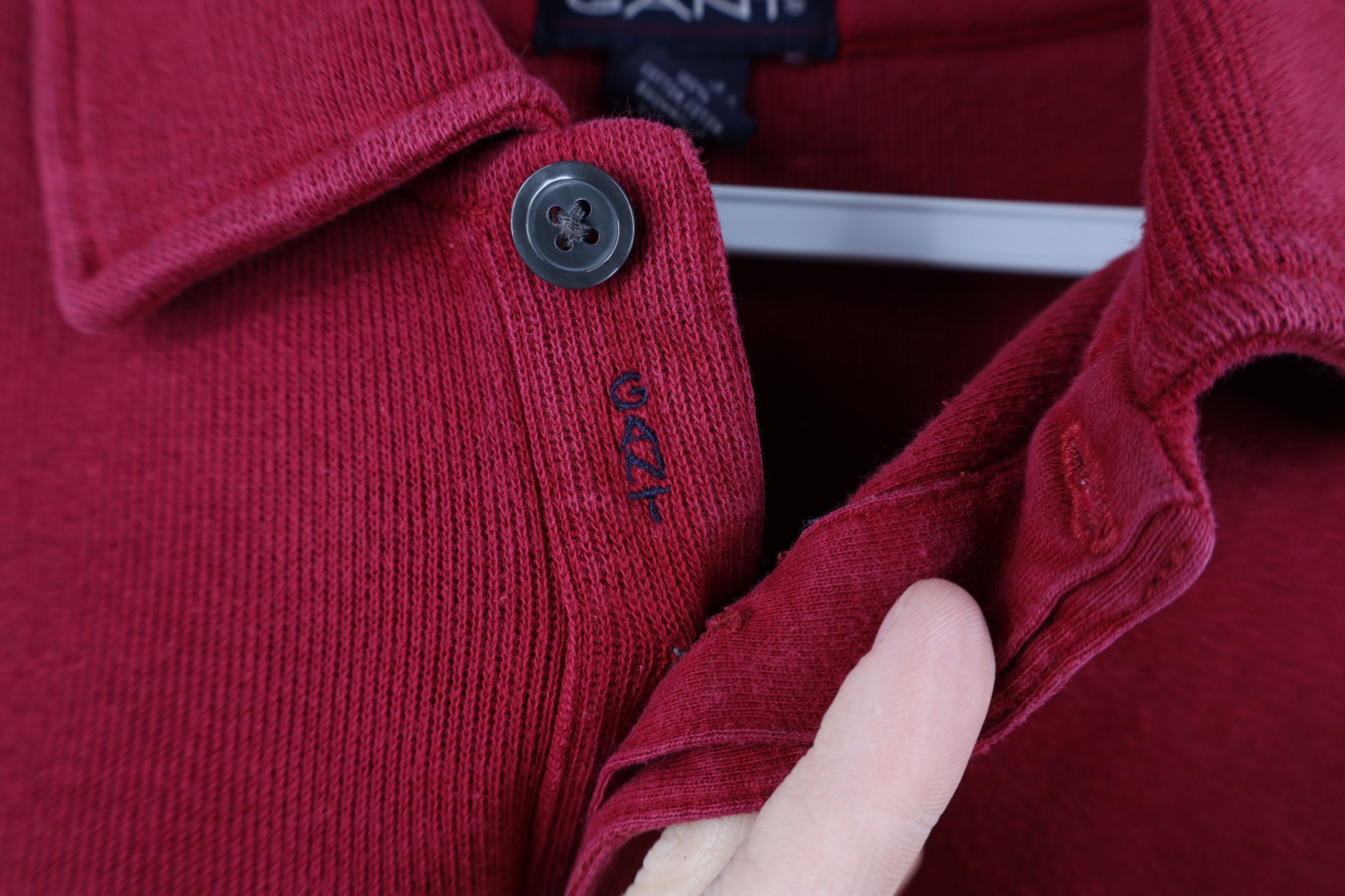 Vintage Vintage 90s Streetwear Block Heavyweight Pullover Polo Shirt Size US L / EU 52-54 / 3 - 5 Thumbnail