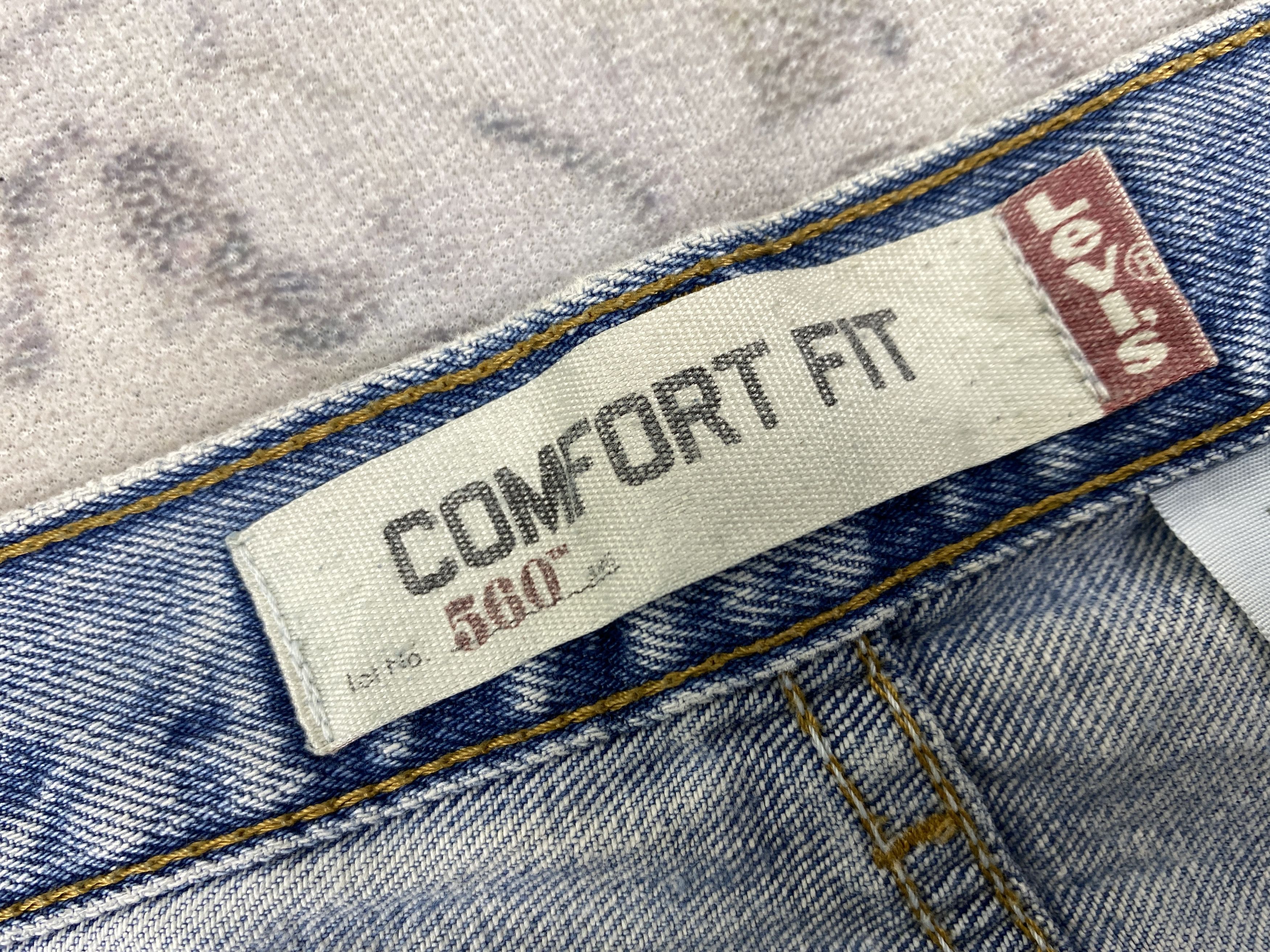 Levi's Light Blue Wash Vintage Levi's 560 34x31.5 Denim -SJ146 Size US 34 / EU 50 - 9 Thumbnail