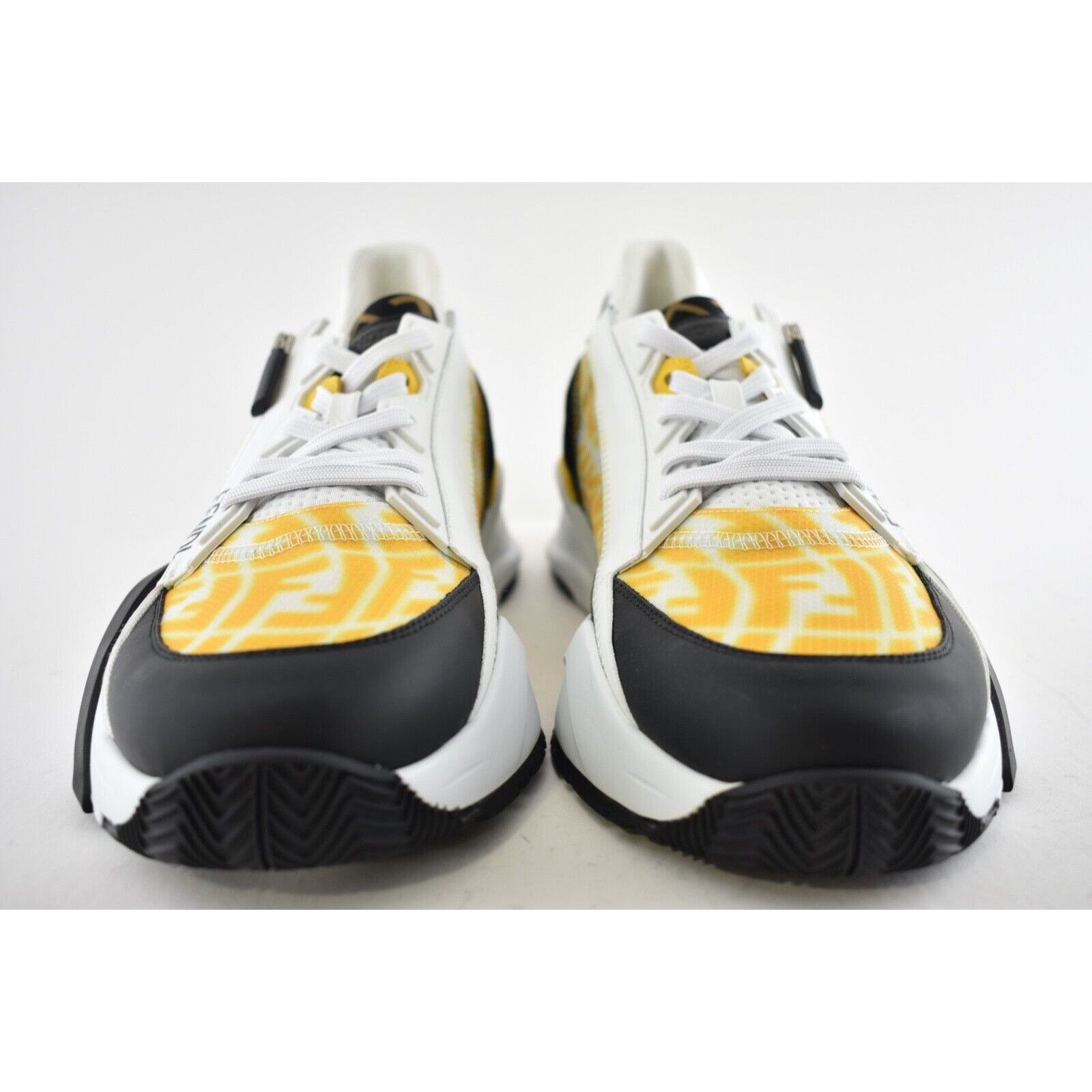 Fendi Fendi Mens Vertigo Flow Yellow Monogram White Size US 13 / EU 46 - 5 Thumbnail