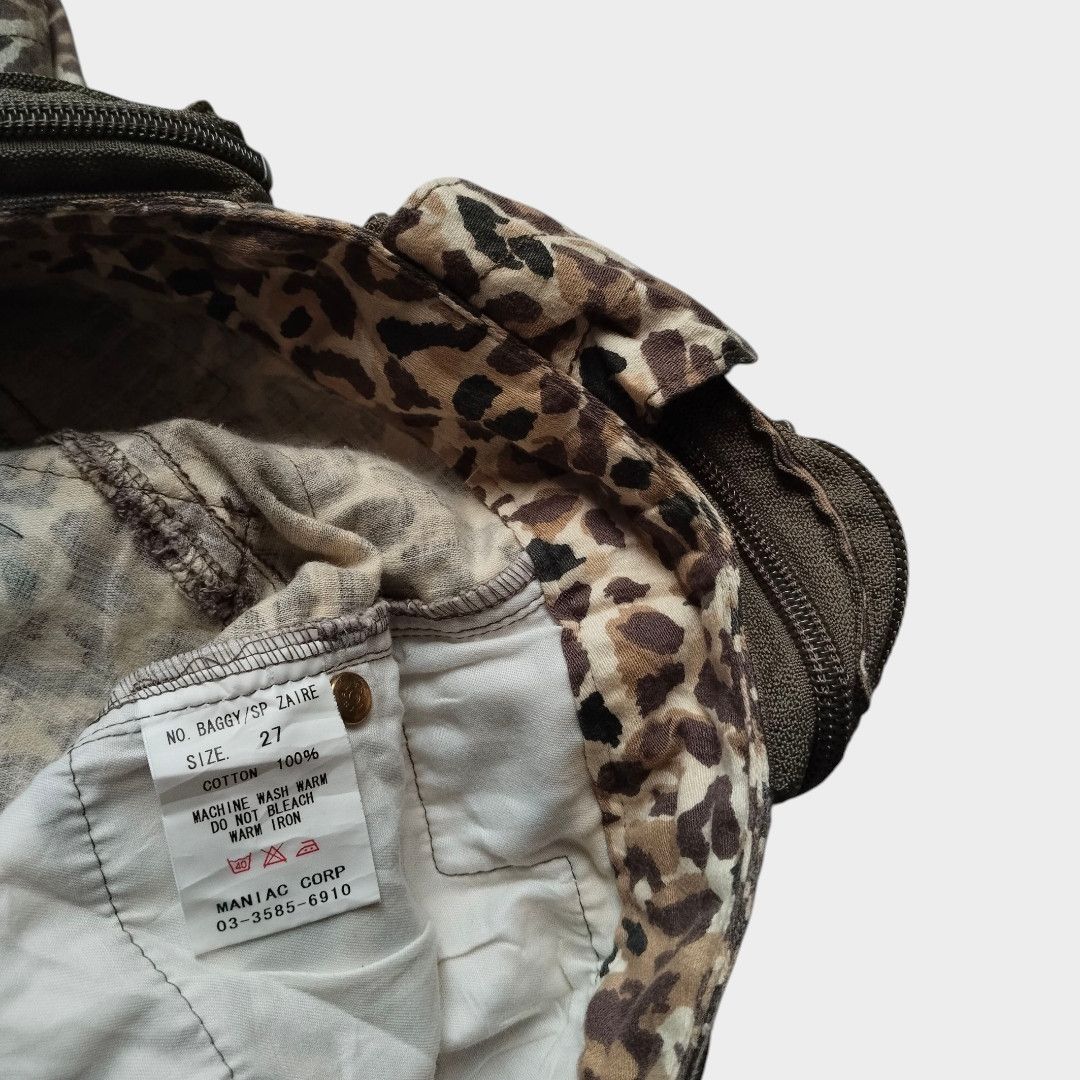 Le Grande Bleu (L.G.B.) L.G.B bullet waist bag zaire camo flare pant Size US 27 - 6 Thumbnail