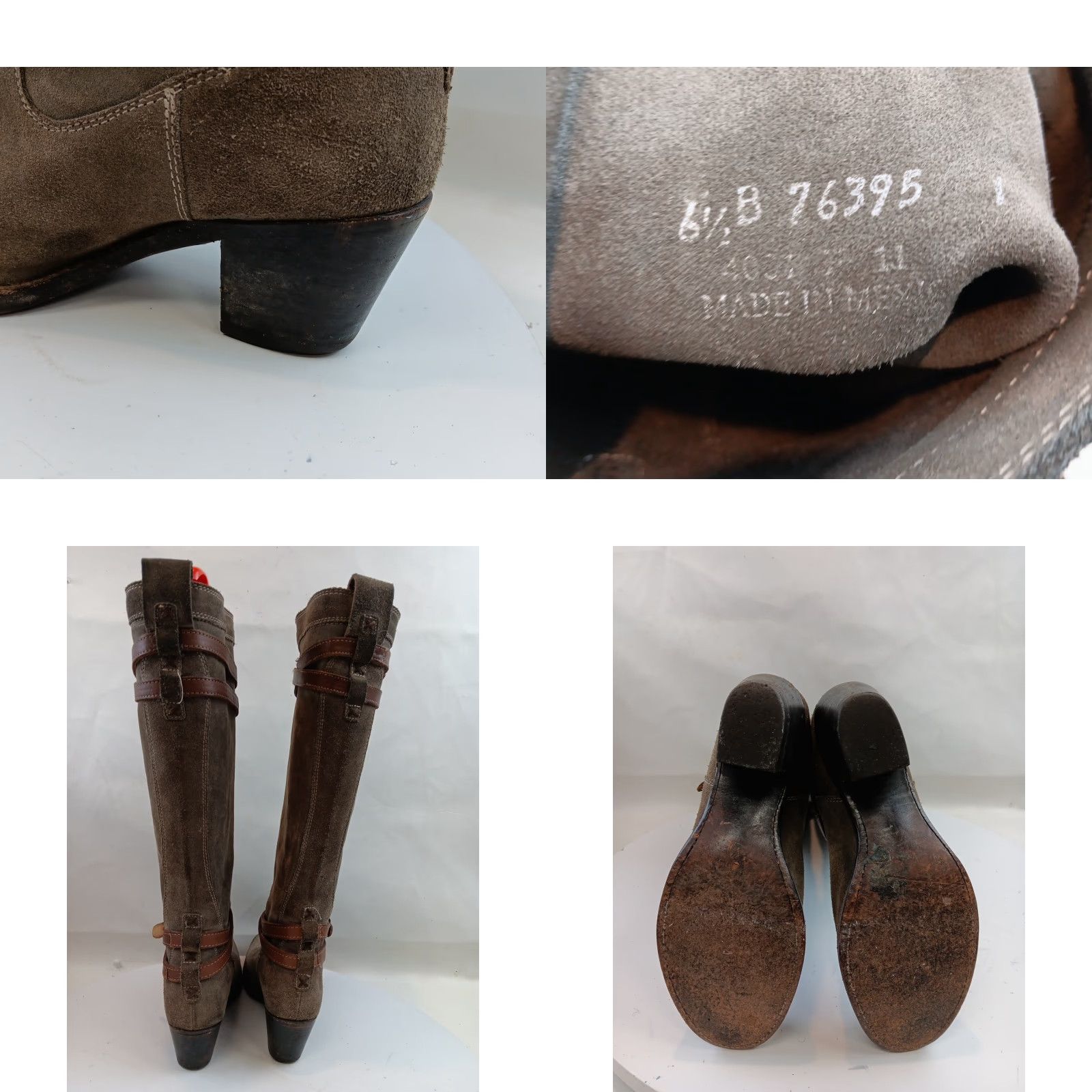 Frye Frye Jane Strappy Boot Suede Nubuck Fatigue Size 6.5 Boots Women Fatigue Suede Nubuck Mid-Calf 6.5 Womens Frye Jane Fatigue Size US 7 / IT 37 - 10 Thumbnail