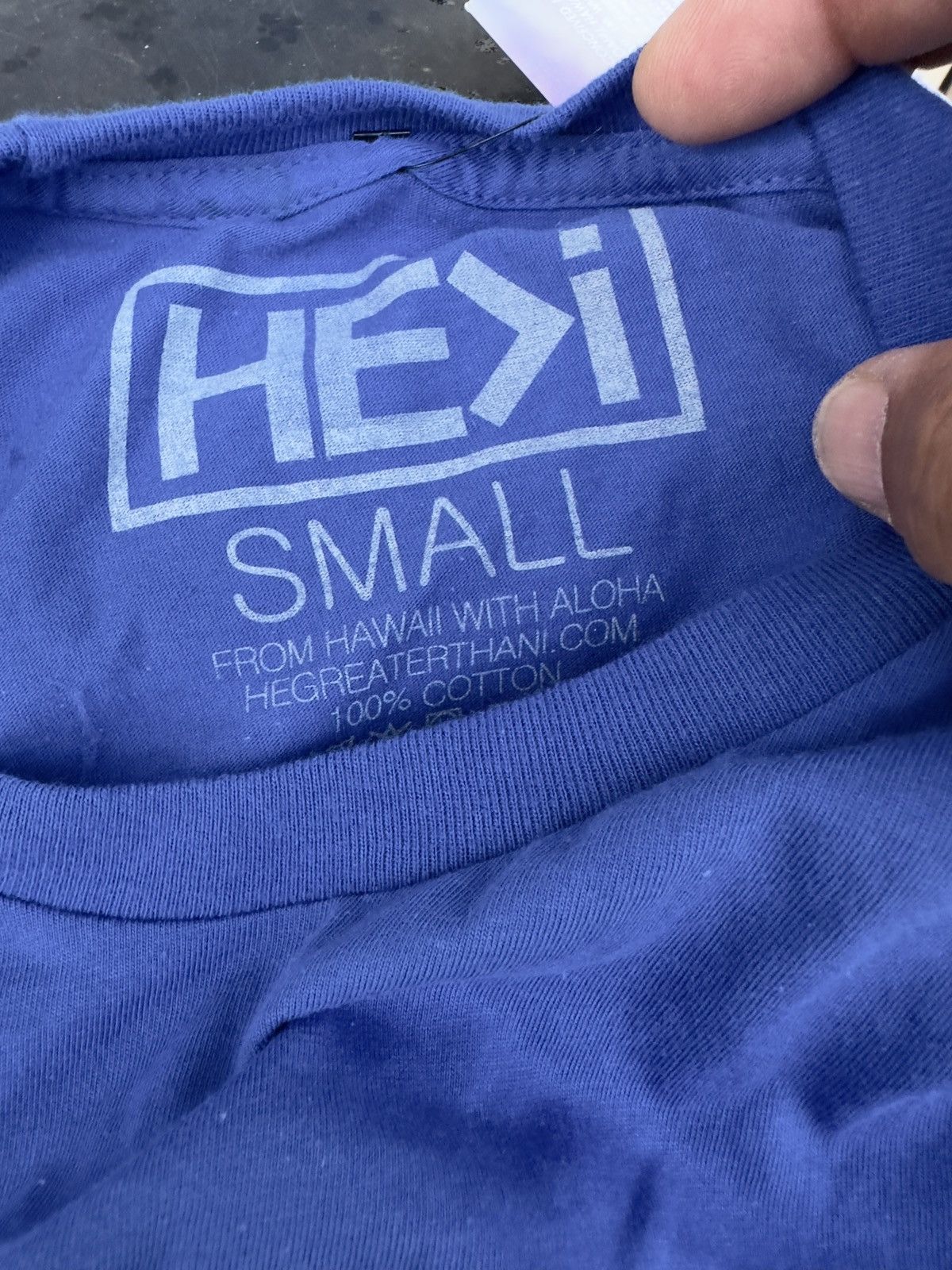 Other New HE IS GREATER THAN I T-Shirt Men's S Blue Size US S / EU 44-46 / 1 - 5 Thumbnail