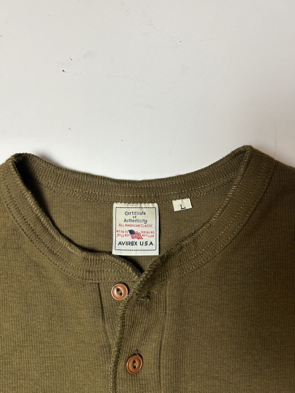 Avirex AVIREX LONG SLEEVE T-SHIRT Size US L / EU 52-54 / 3 - 3 Thumbnail