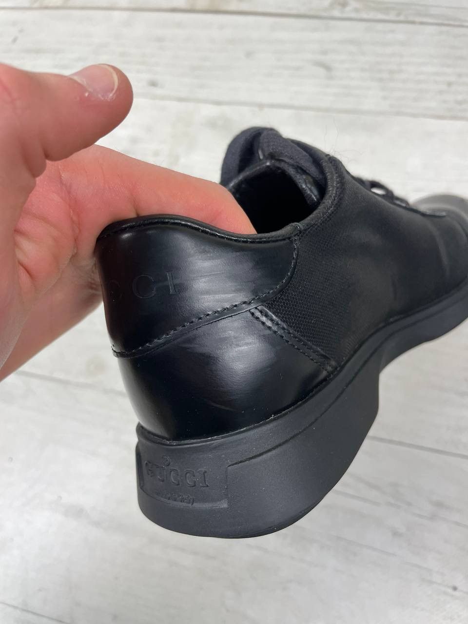 Gucci Vintage Gucci Leather Sneakers GG Size US 5.5 / IT 35.5 - 15 Thumbnail