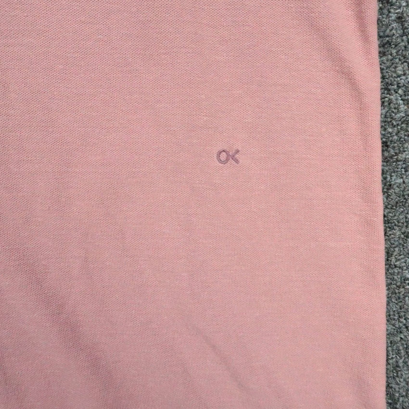 Outerknown Outerknown Polo Shirt Mens Large Pink Hemp Cotton Short Sleeve Pique Button 42 in Chest Pocket Brand: Outerknown Mens Regular Vintage? Size US L / EU 52-54 / 3 - 4 Thumbnail