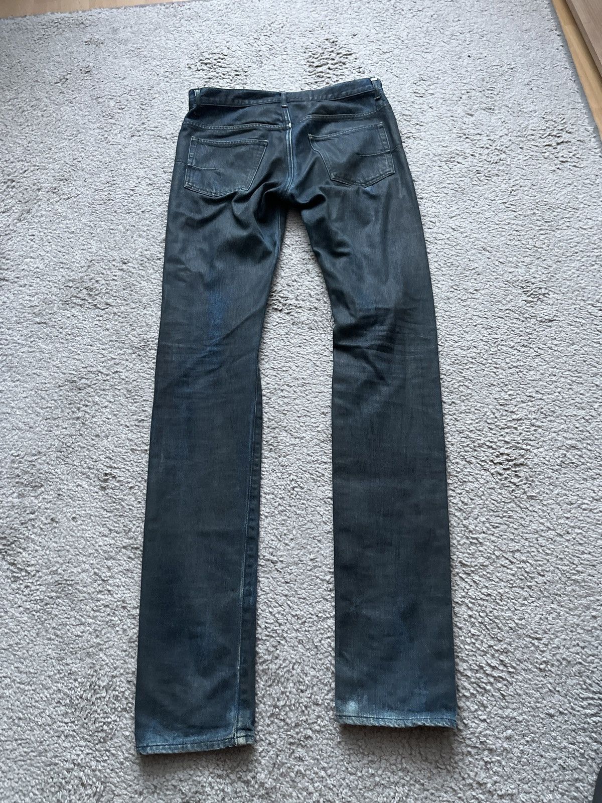 Dior Dior KVA waxed mud wash jeans Size US 29 - 5 Thumbnail
