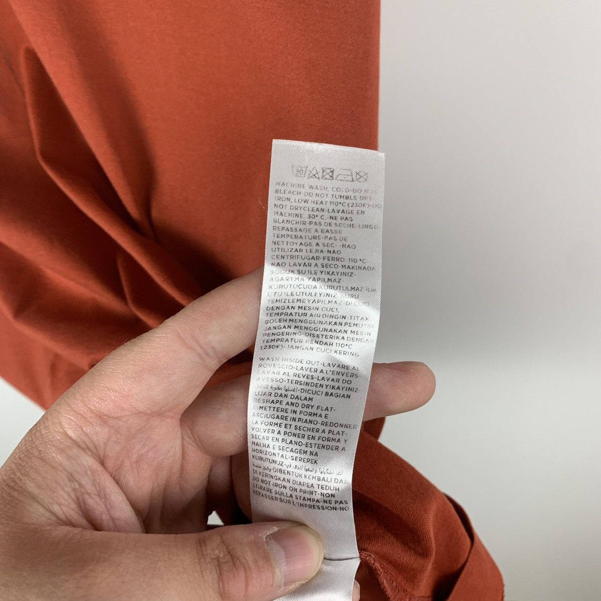 Z Zegna Z Zegna Luxury T Shirt Big Logo Size L Orange Italy Designer Size US L / EU 52-54 / 3 - 8 Thumbnail