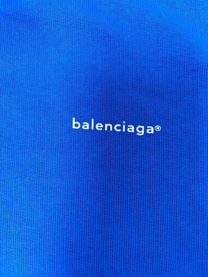 Balenciaga Balenciaga Balenciaga Hooded Sweatshirt in Blue -2507 Size US S / EU 44-46 / 1 - 3 Thumbnail
