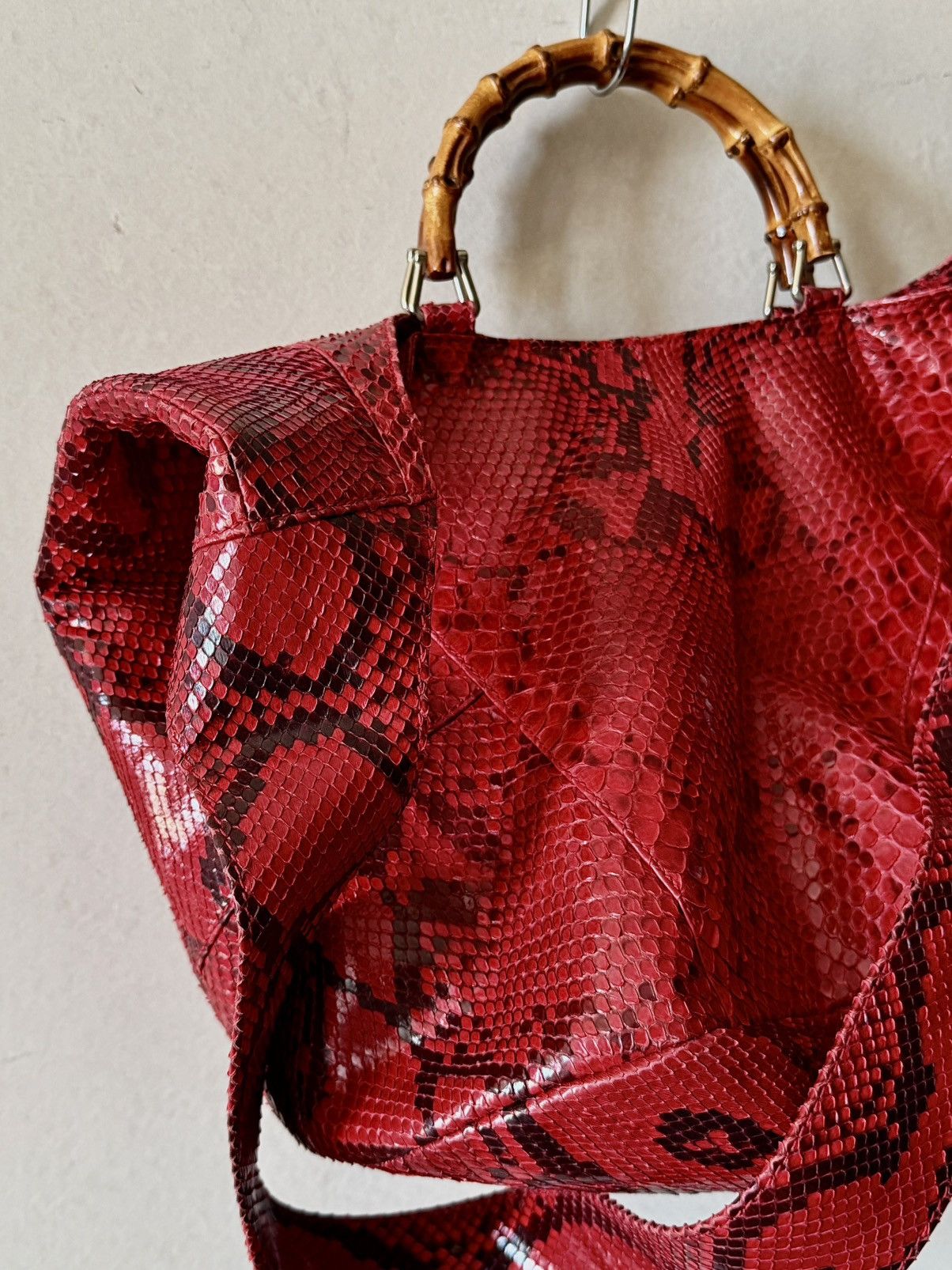 Gucci Gucci - Tom Ford - 1996 Python Bamboo - Cross Body Bag Size ONE SIZE - 5 Thumbnail
