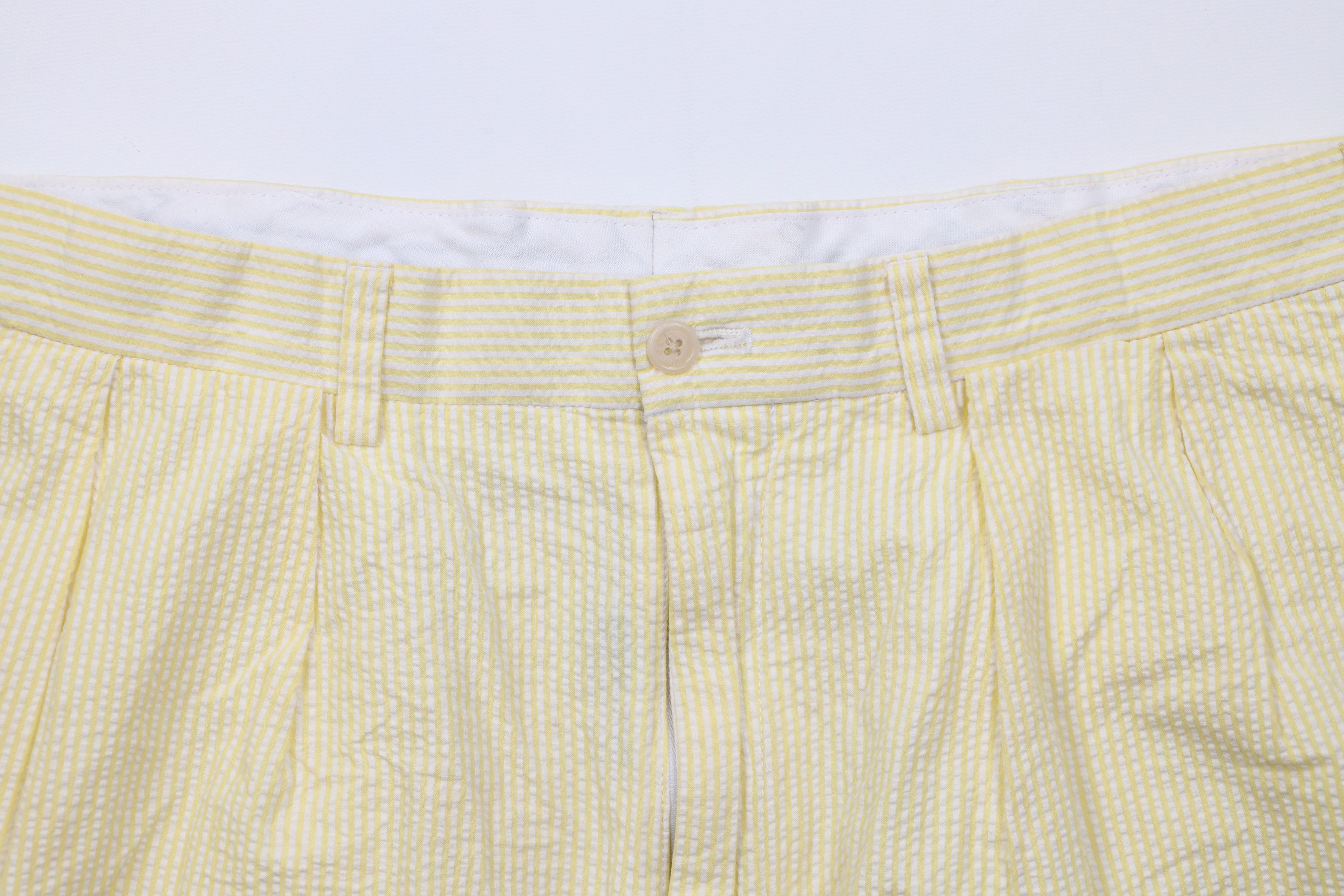 Ralph Lauren Vintage 90s Polo Golf Ralph Lauren Seersucker Chino Shorts Size US 34 / EU 50 - 2 Thumbnail