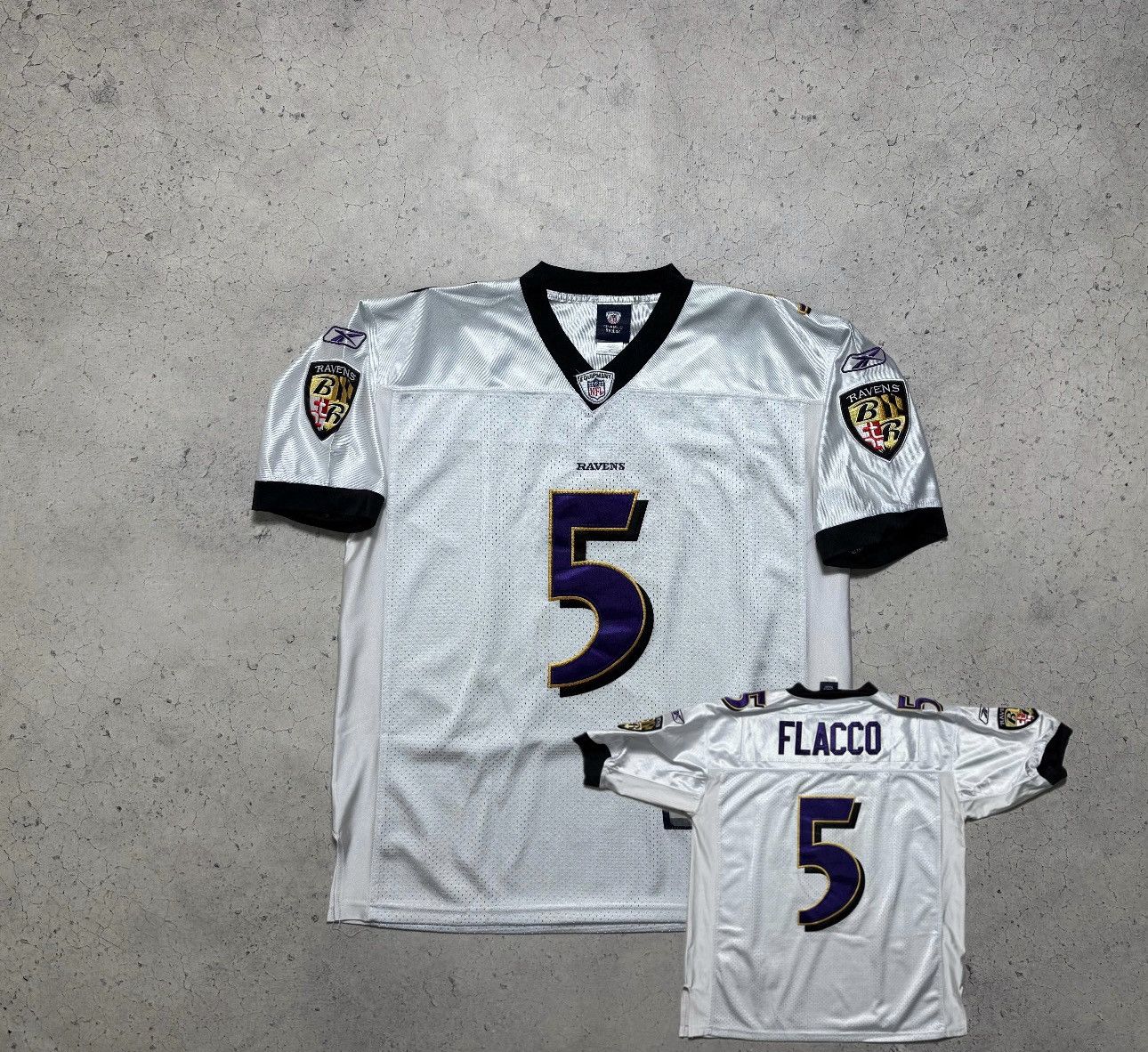 Reebok Reebok Baltimore Ravens NFL #5 Flacco Vintage Jersey Shirt Size US M / EU 48-50 / 2 - 1 Thumbnail