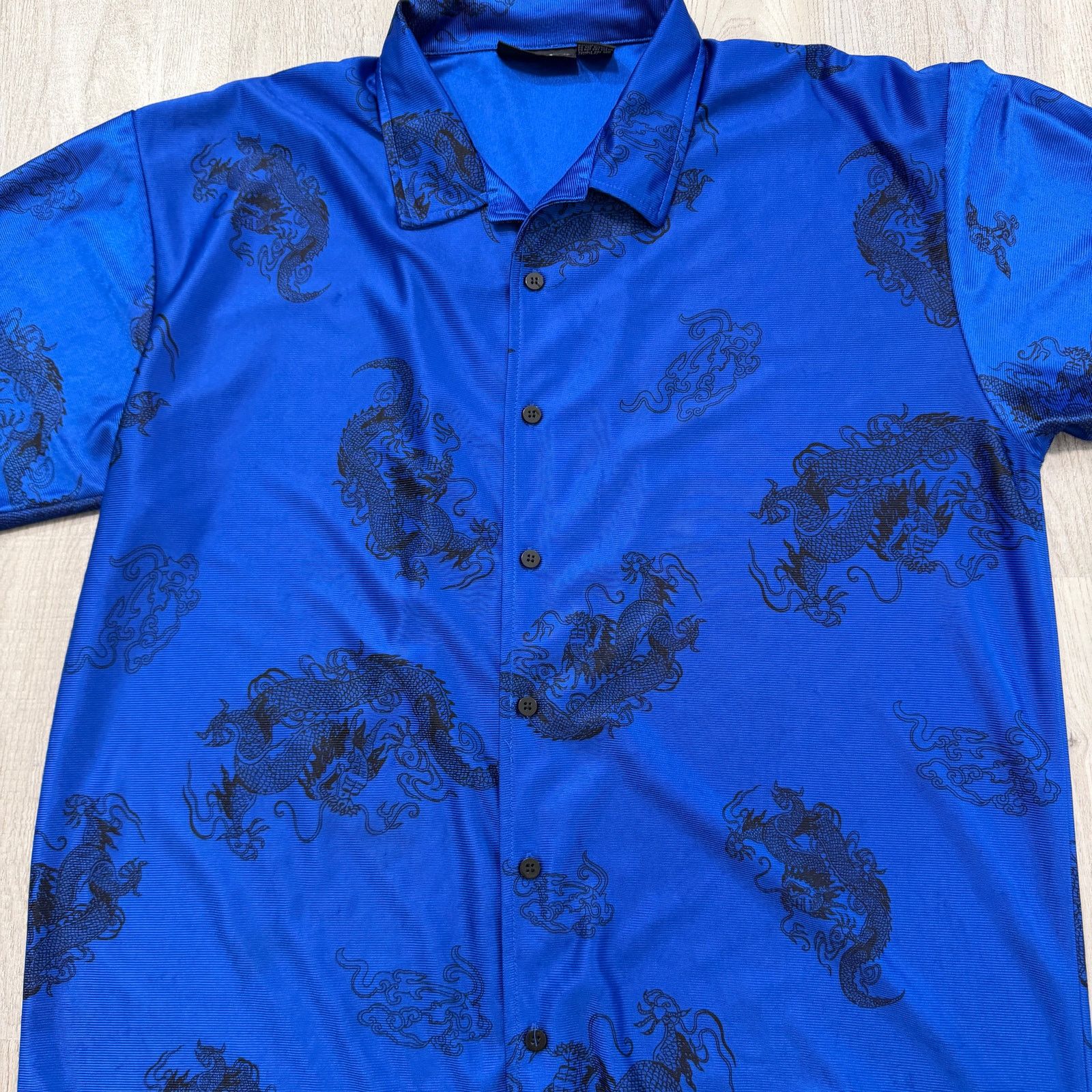 Vintage Vintage ODO Shirt Men's Extra Large Blue Dragon Anime Size US XL / EU 56 / 4 - 2 Thumbnail