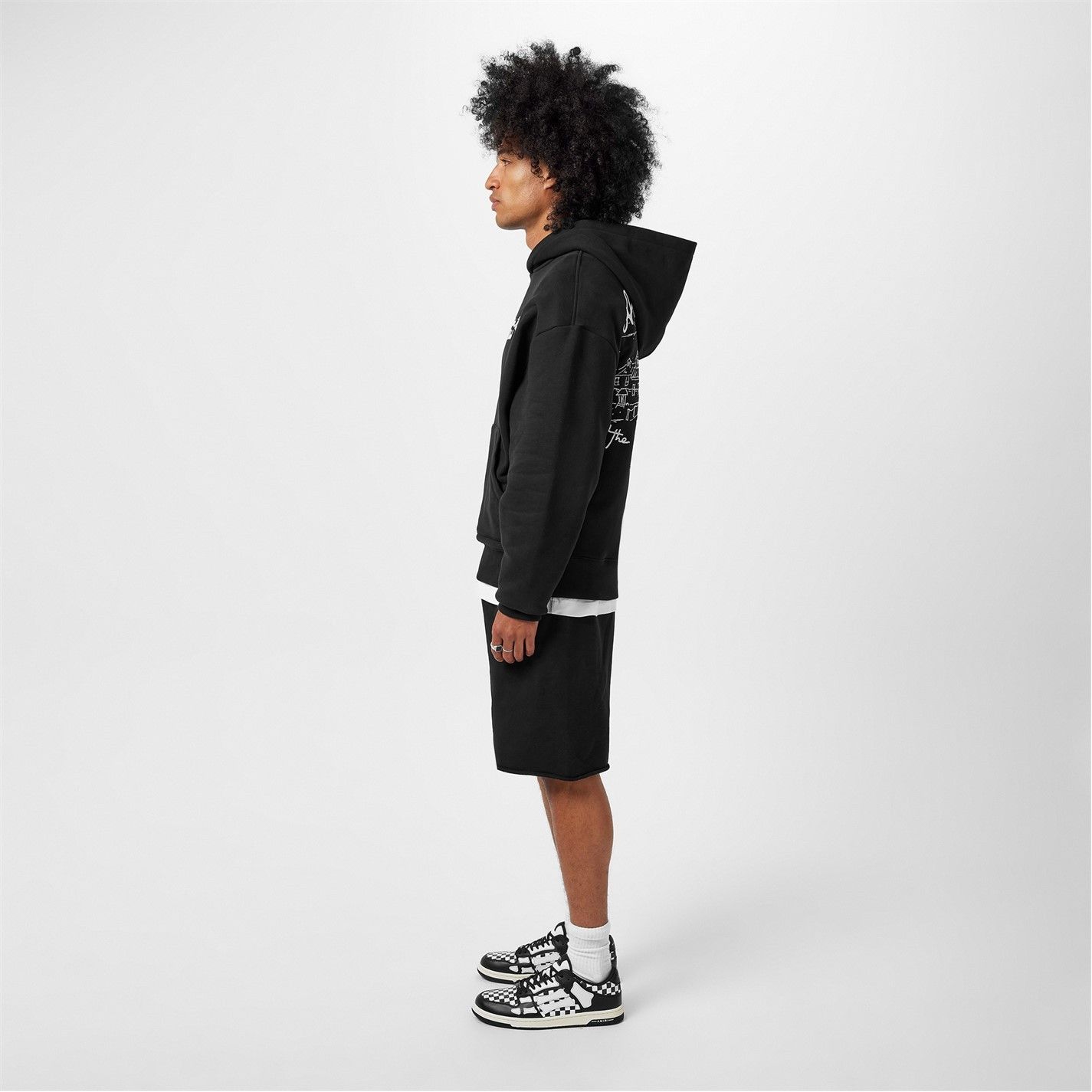 Amiri AMIRI Skeleton Check Print Low Top Trainers Size US 9 / EU 42 - 6 Thumbnail
