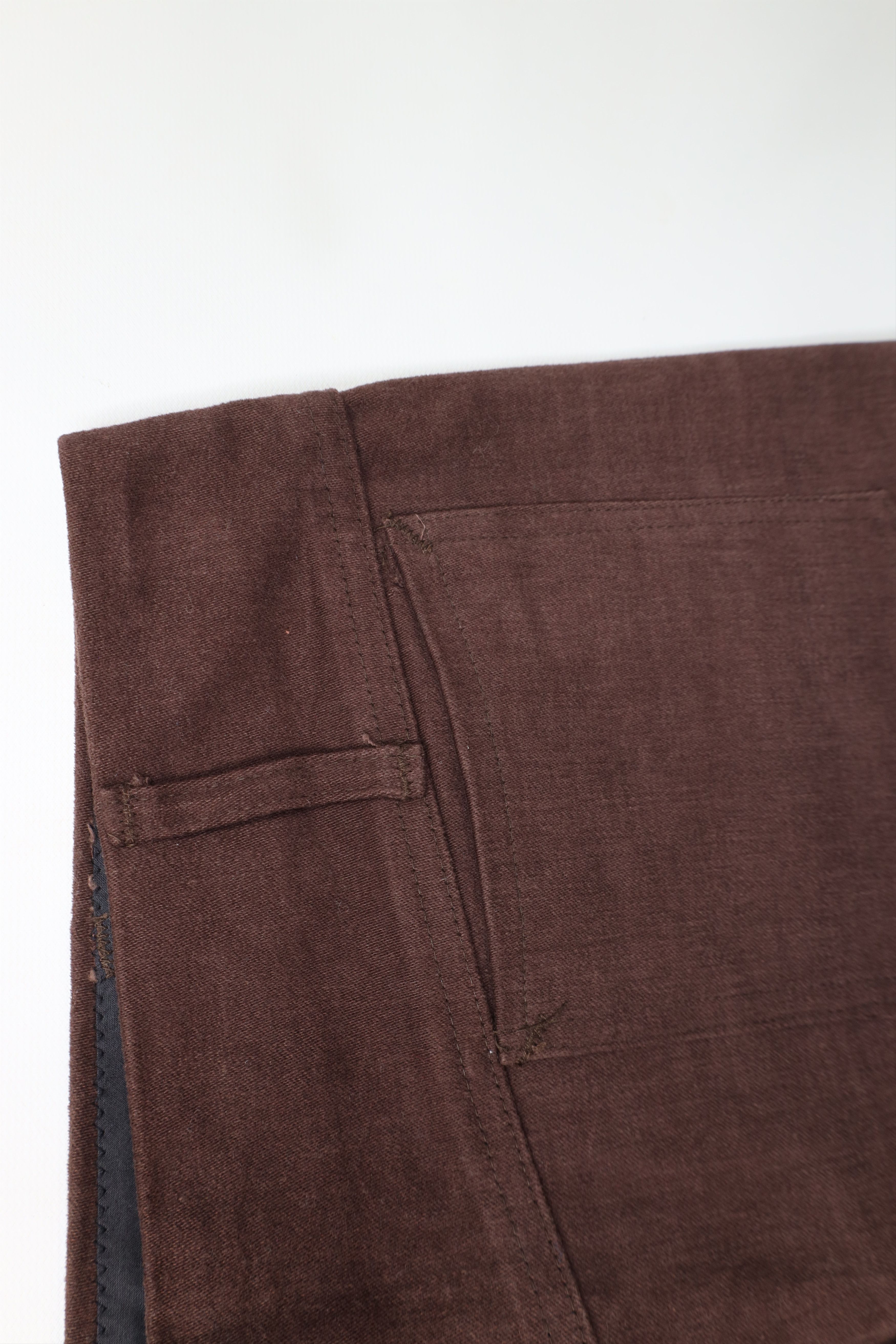 Vintage Vintage 70s Streetwear Chamois Cloth Booty Shorts Brown USA Size 32" / US 10 / IT 46 - 7 Thumbnail