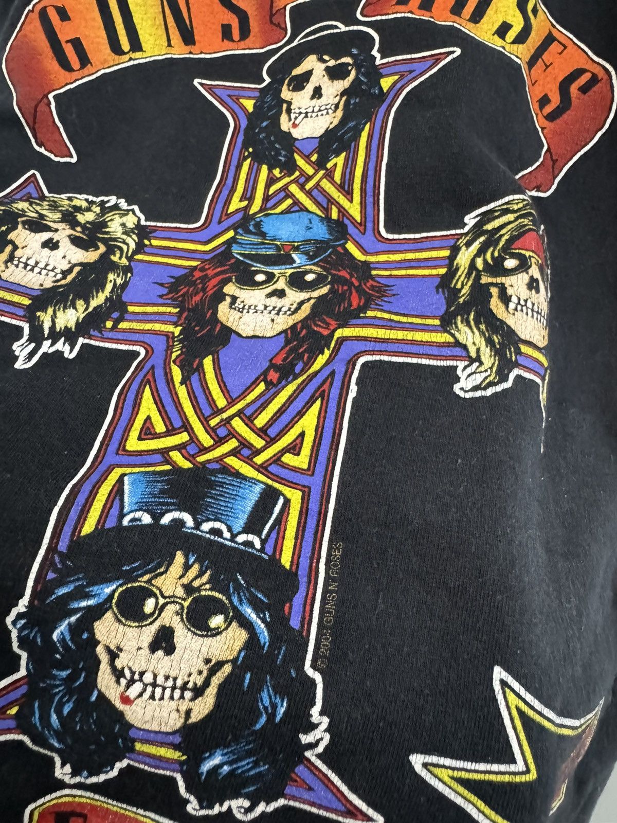 Band Tees × Guns N' Roses × Vintage Vintage 2004 Guns N Roses Appetite For Destruction T-Shirt Size US L / EU 52-54 / 3 - 4 Thumbnail