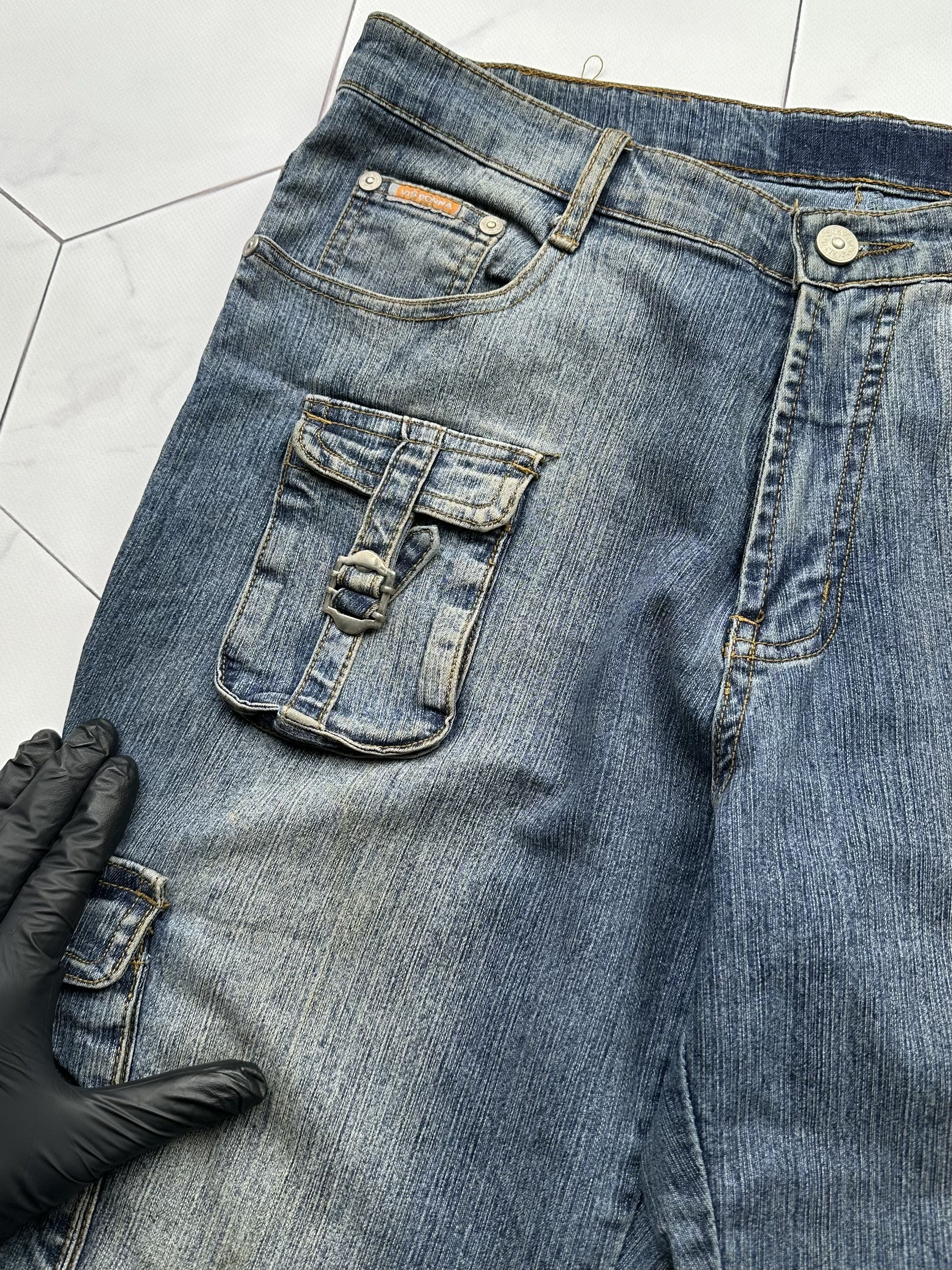 Japanese Brand Vintage Bondage Flare Jeans (B398)E2 Size US 32 / EU 48 - 7 Thumbnail