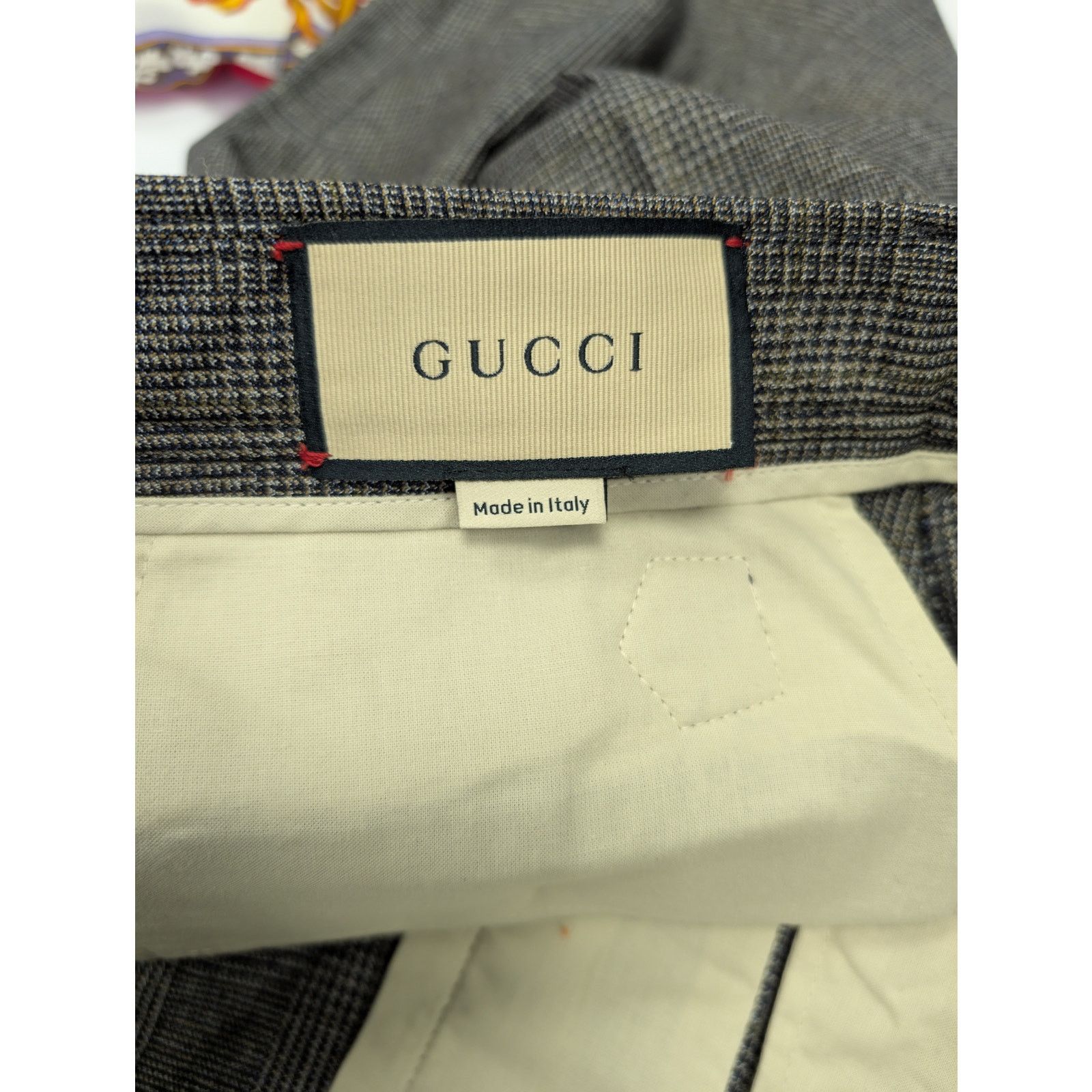 Gucci o1rshd1 Vintage Mouline Galles Pant in Black/Brown Size US 34 / EU 50 - 12 Thumbnail