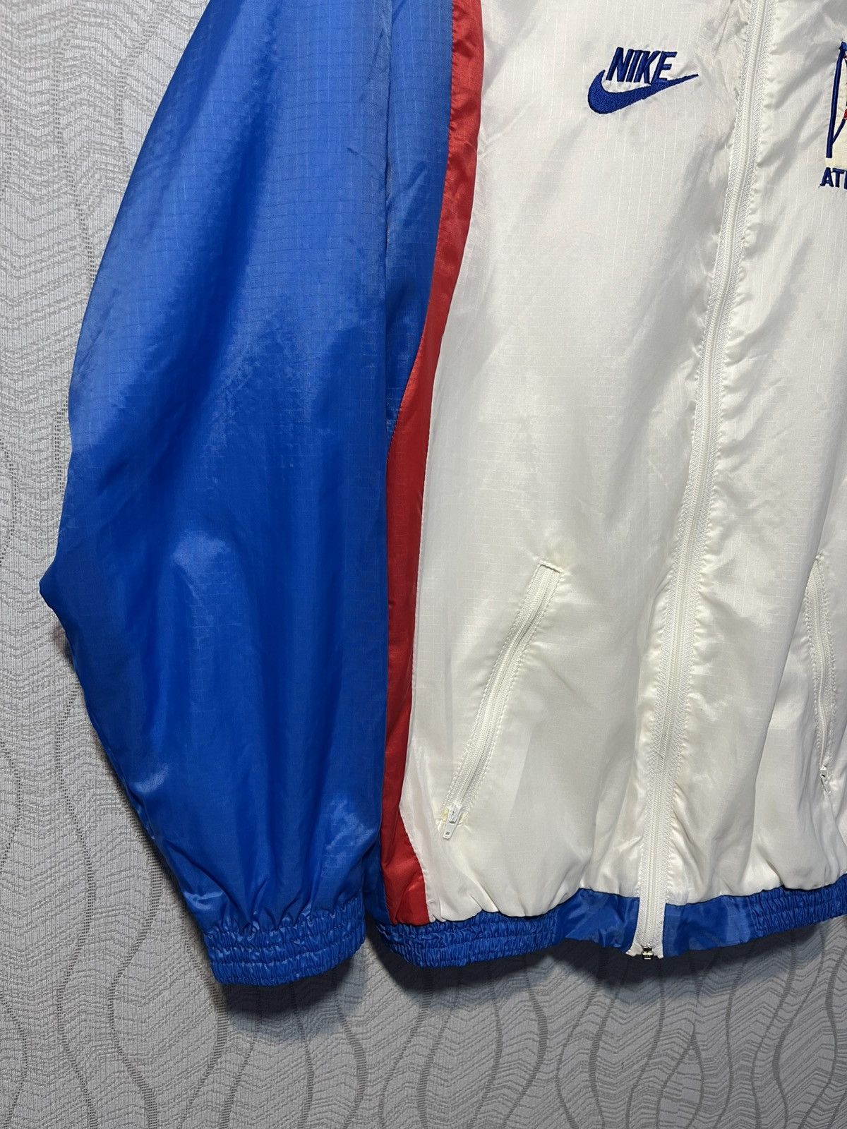 Nike × Vintage Vintage 80s Nike Athletics Track Jacket Team Great Britain Size US M / EU 48-50 / 2 - 5 Thumbnail