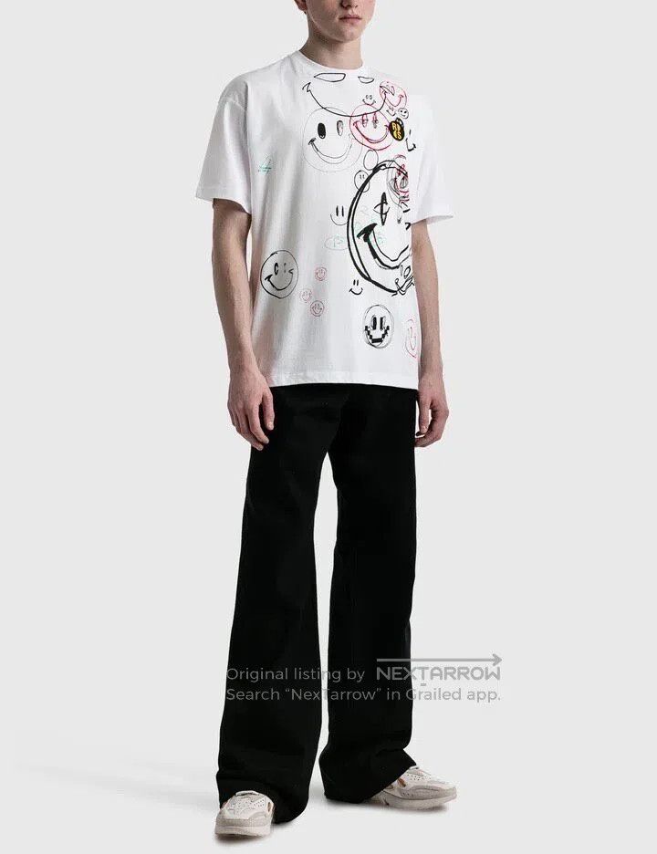 Raf Simons Raf Simons Smiley Face Graffiti Short Sleeve Size US S / EU 44-46 / 1 - 6 Thumbnail