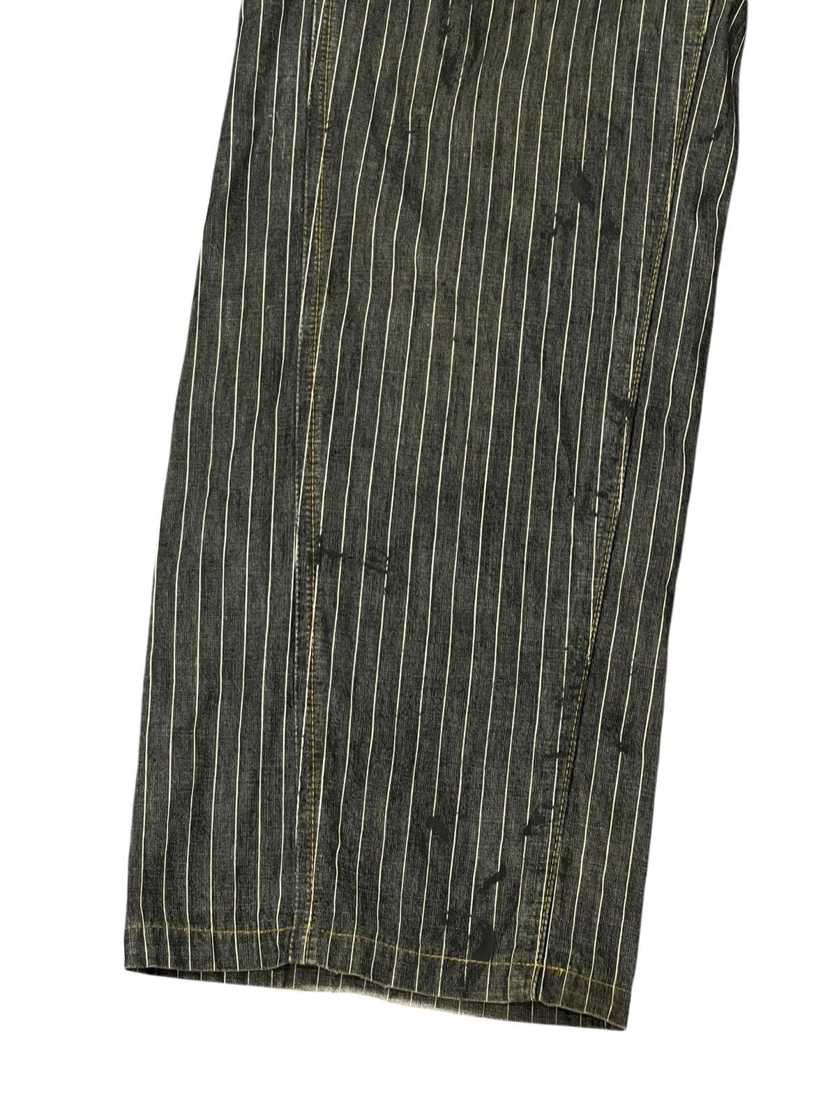 Zucca Thin Denim Zucca Striped Painter Relax Pant 2🟦2 Size US 31 - 8 Thumbnail