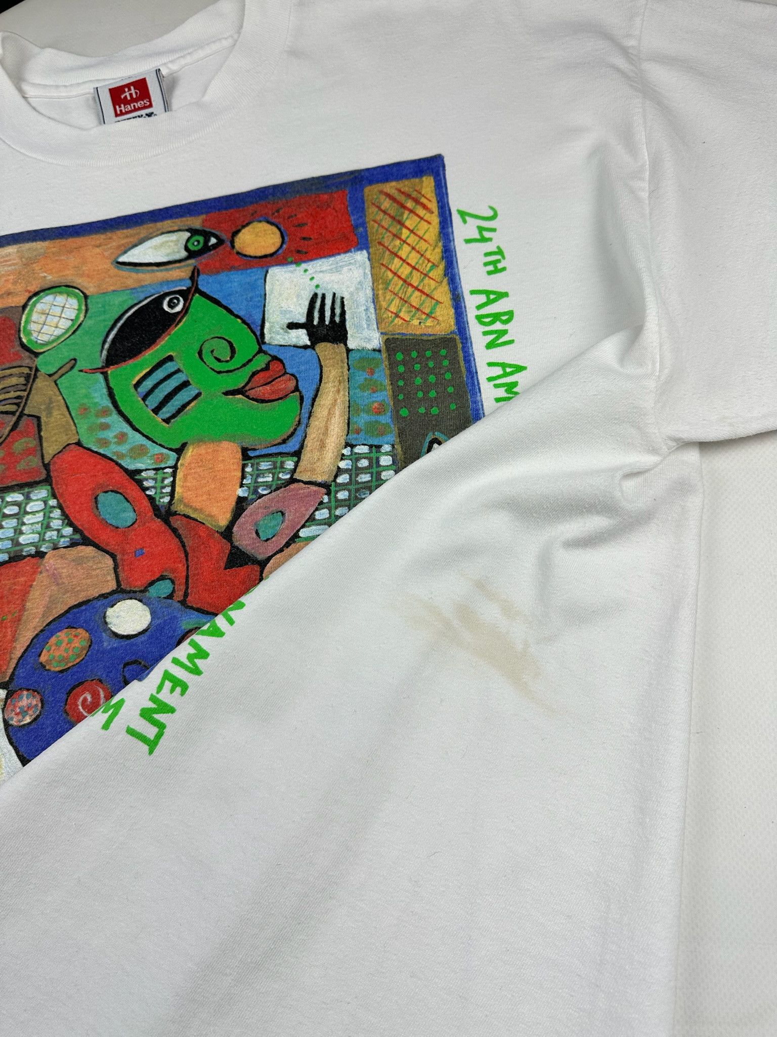 Band Tees Vintage 90s Art Picasso Van Gogh style Tee Size US L / EU 52-54 / 3 - 3 Thumbnail