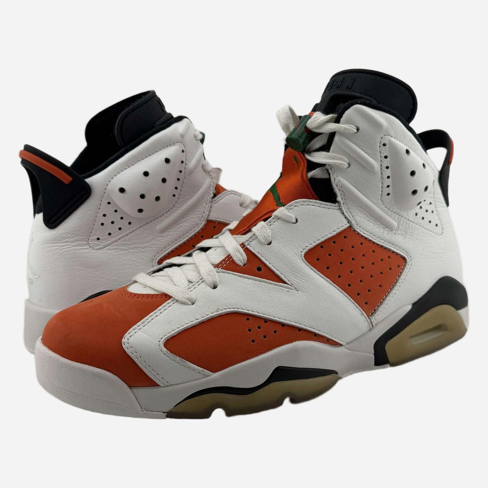 Jordan Brand Jordan 6 Gatorade White Orange Sneakers US 9 New D9399 Size US 9 / EU 42 - 1 Thumbnail