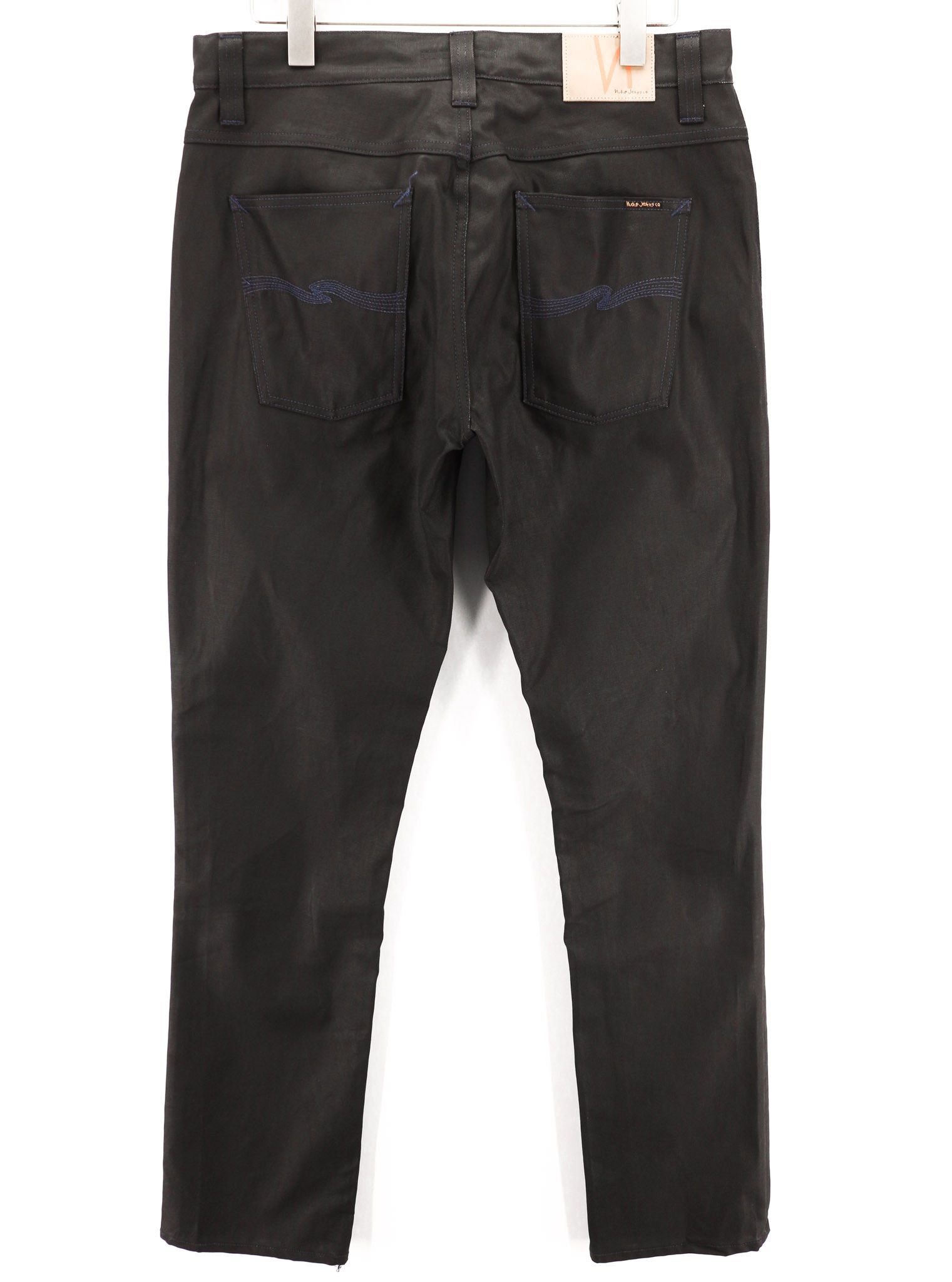 Nudie Jeans GRIM TIM W36/L36 Slim Fit Cotton Navy Blue Jeans 80603 Size US 36 / EU 52 - 2 Thumbnail