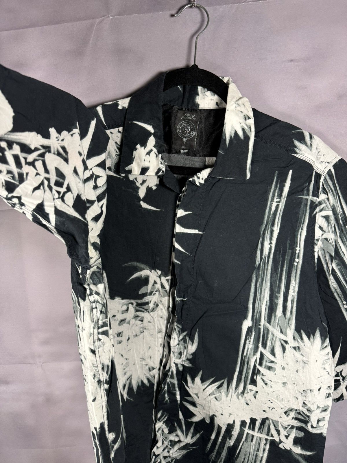 Diesel × Vintage Vintage Diesel Hawaiian Shirt Floral Print y2k Large Size US L / EU 52-54 / 3 - 8 Thumbnail