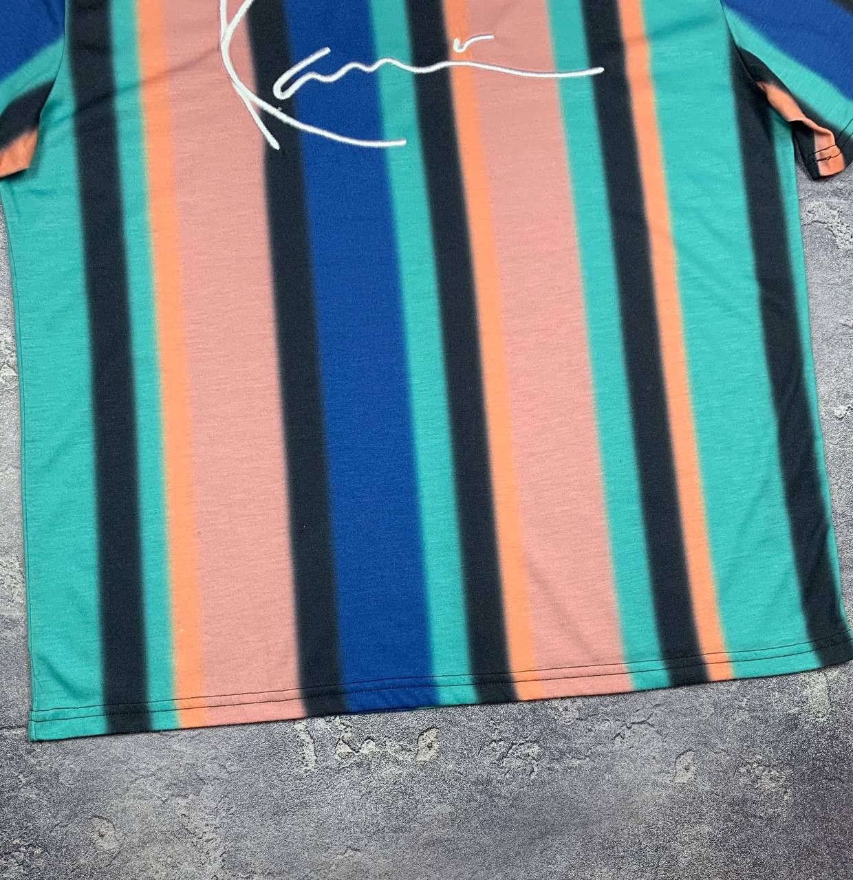 Karl Kani Karl Kani Men's Multicolor Striped Script Logo Streetwear Size US L / EU 52-54 / 3 - 7 Thumbnail