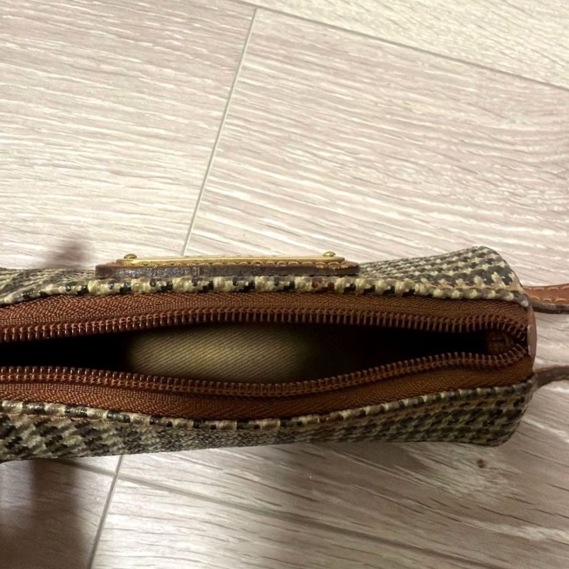 Polo Ralph Lauren Ralph Lauren Women Polo Glen Plaid Leather Mini Bag Golf Ball Holder Size ONE SIZE - 3 Thumbnail