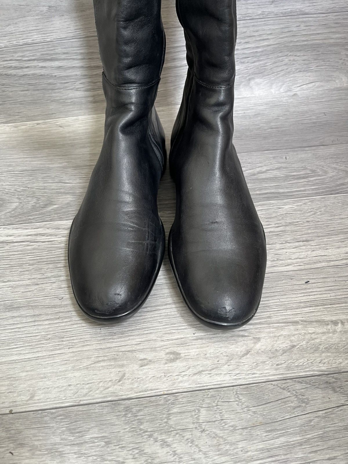 Prada Prada sport knee high biker leather boots y2k Size US 8.5 / IT 38.5 - 3 Thumbnail