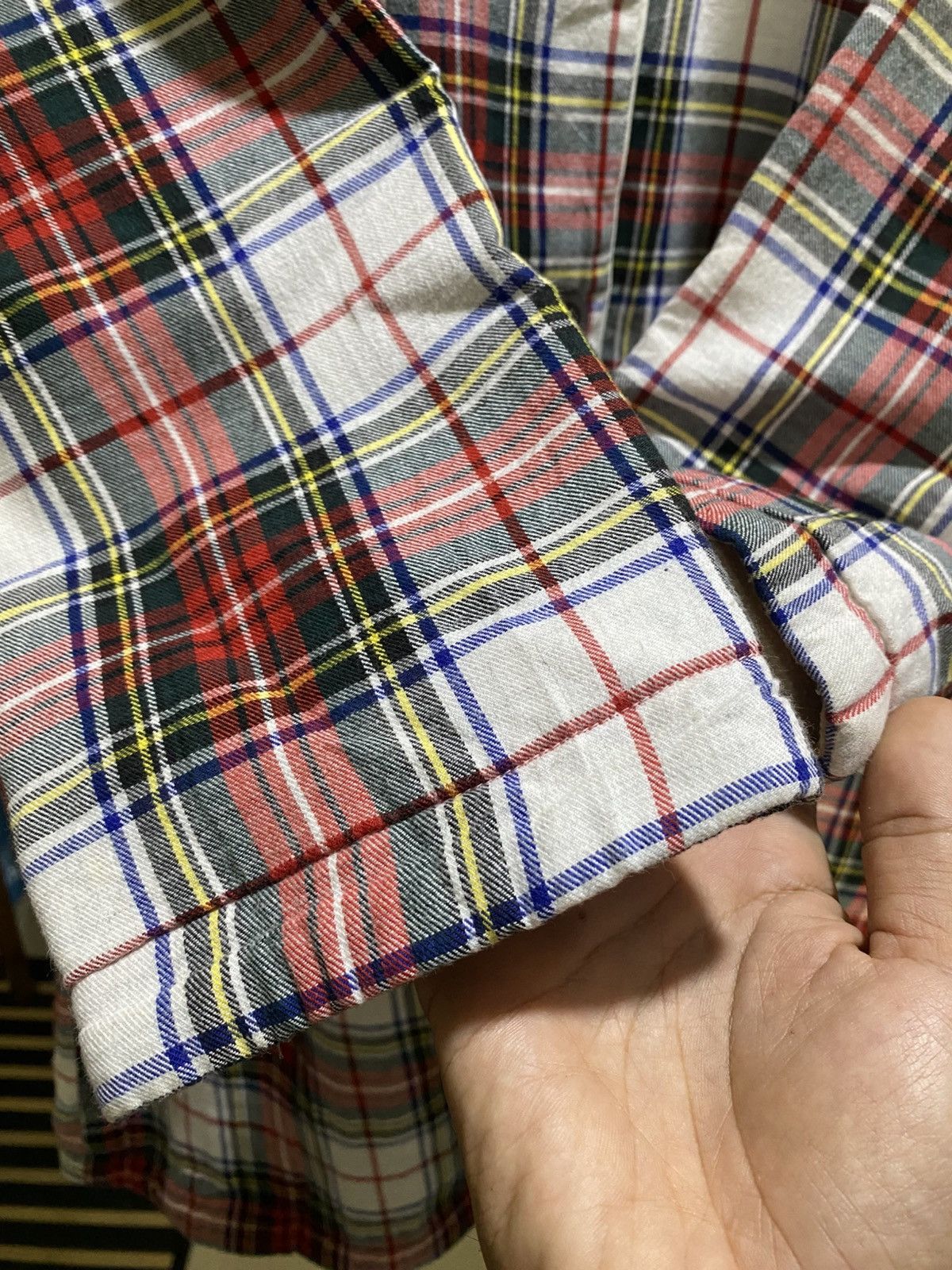 Issey Miyake Tsumori Chisato Sleep Plaid Cotton Flannel Night Size US M / EU 48-50 / 2 - 6 Thumbnail
