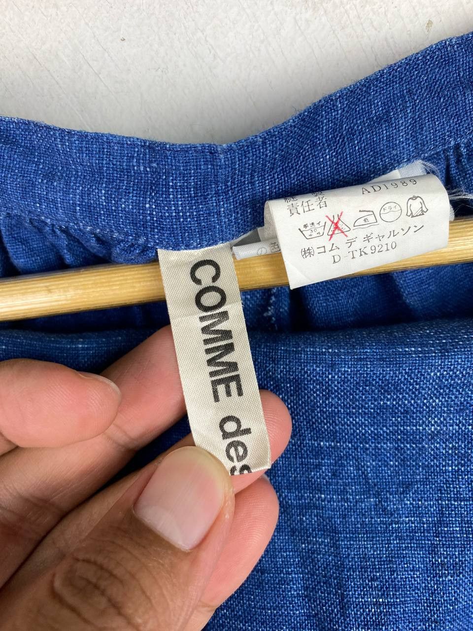 Comme des Garcons × If Six Was Nine vintage comme des garcons ad1989 denim short dress Size S / US 4 / IT 40 - 5 Thumbnail