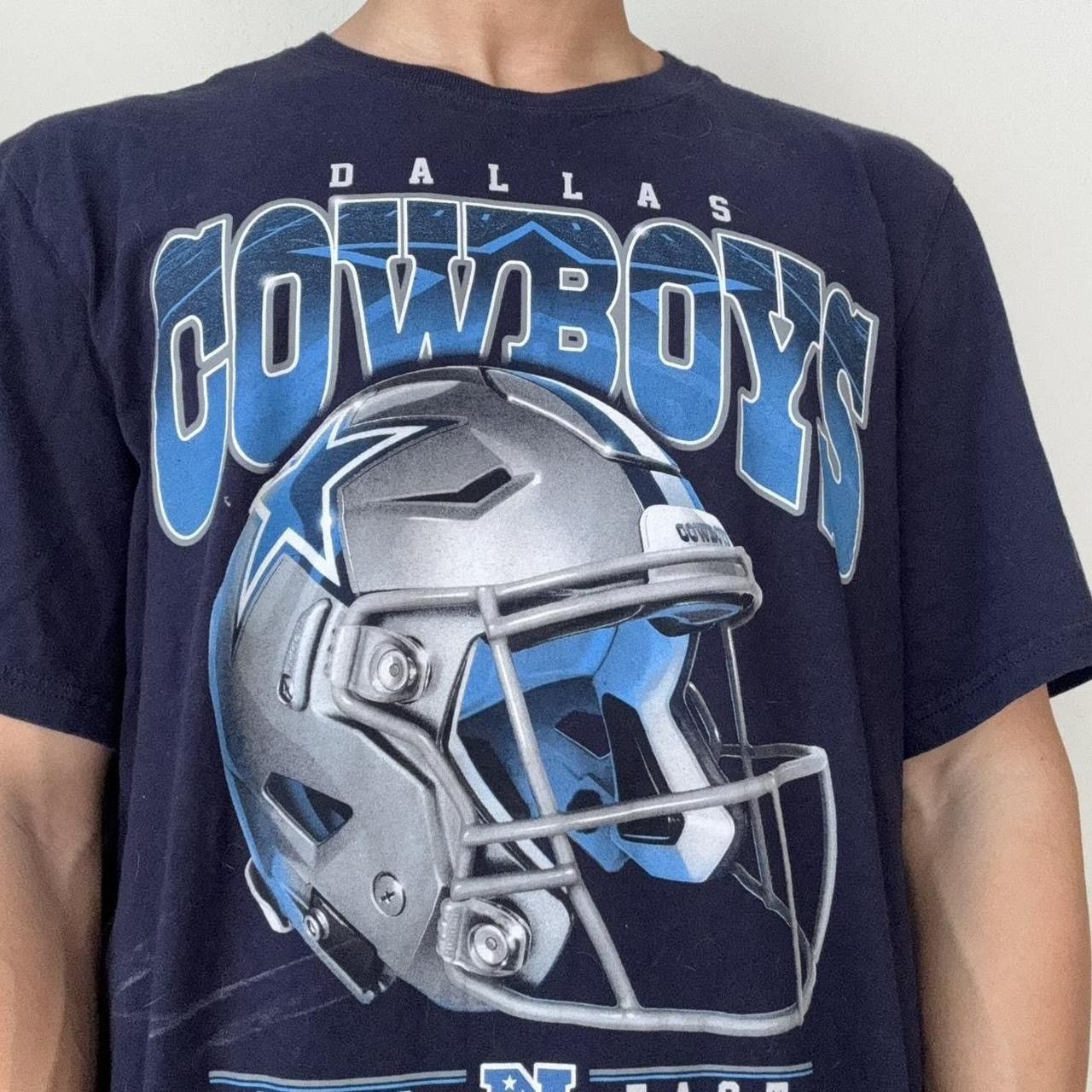 NFL × Vintage Vintage NFL Dallas Cowboys 2000s Graphics Tee Shirt Size US XL / EU 56 / 4 - 1 Thumbnail