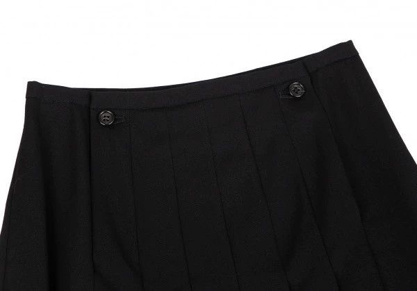 Comme des Garcons Comme des Garcons size M Retro black pleated overskirt Size 23" - 5 Thumbnail