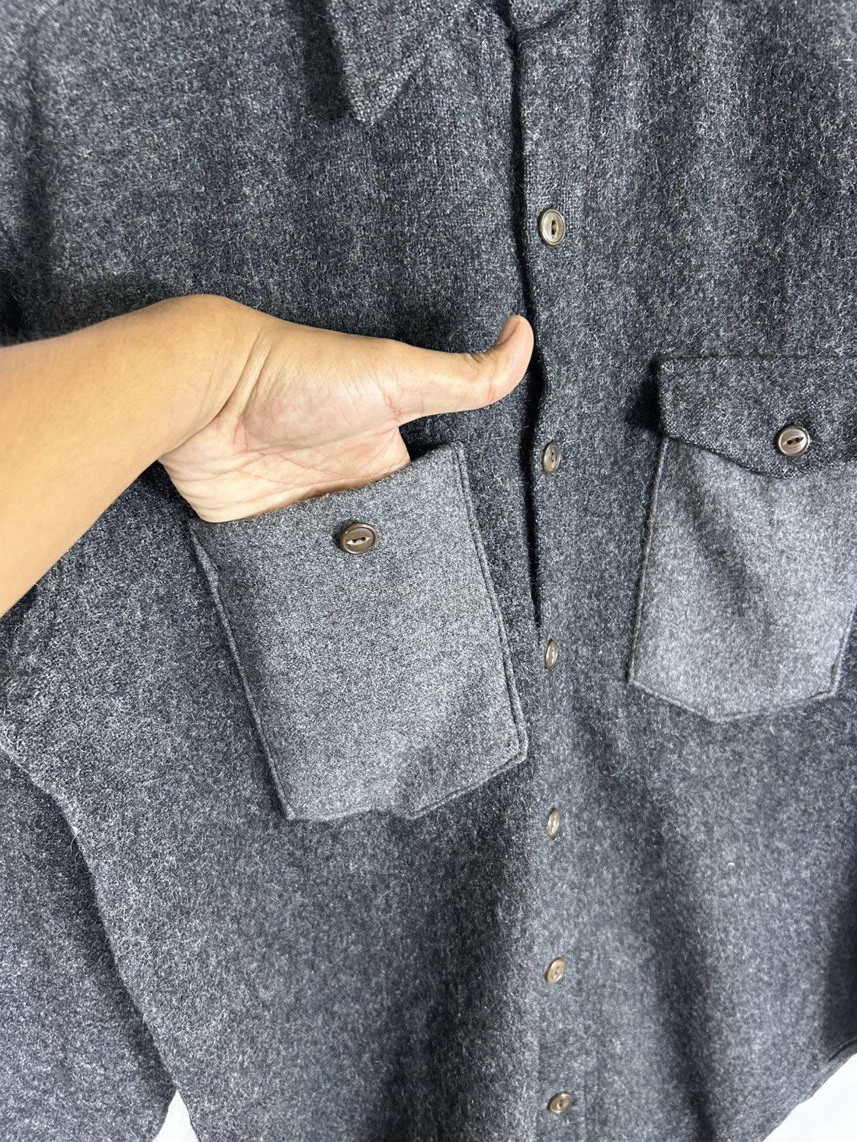 New Zealand Outback ⚡️Vintage Swanndri Wool Button Chore Shirt Jacket Size US M / EU 48-50 / 2 - 7 Thumbnail