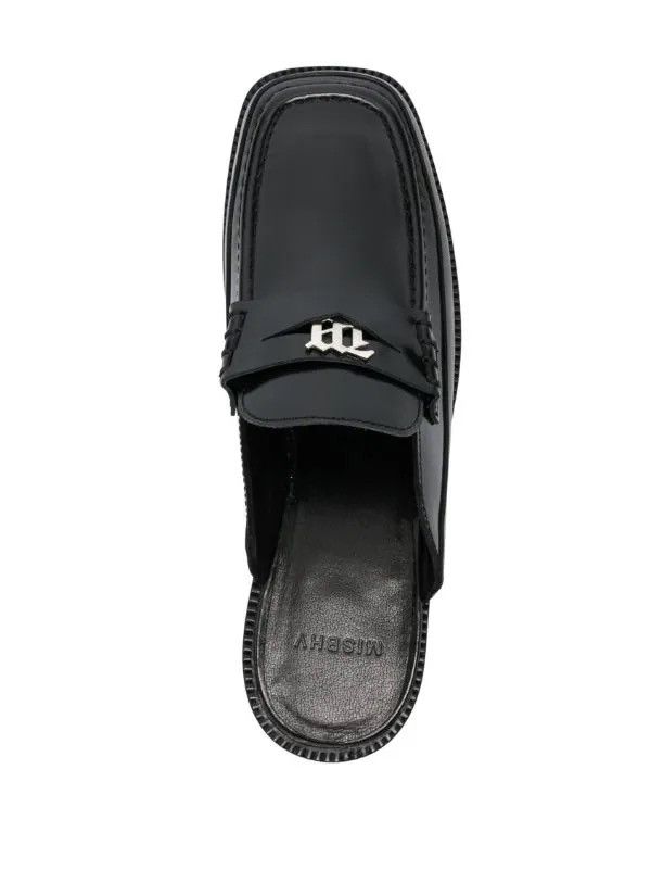 Misbhv !DS! SS23 Misbhv Brutalist Slip On Black Loafers Size US 11 / EU 44 - 4 Thumbnail