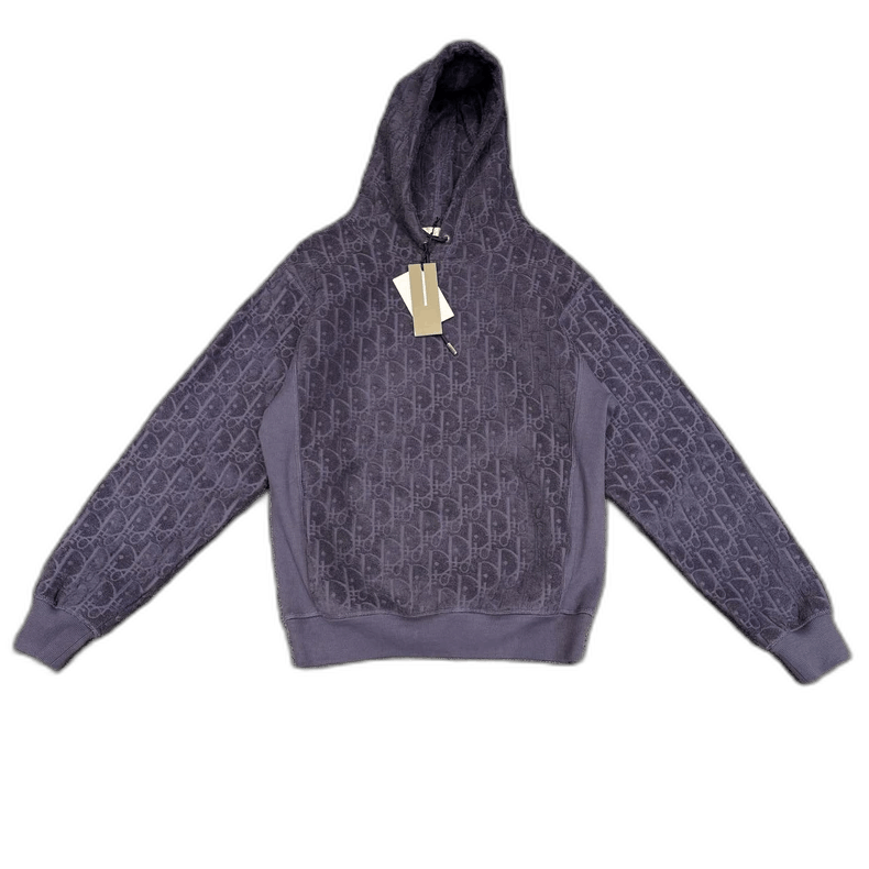 Dior DIOR Blue Purple Towel Hoodie Sweatshirt Size US XS / EU 42 / 0 - 1 Thumbnail