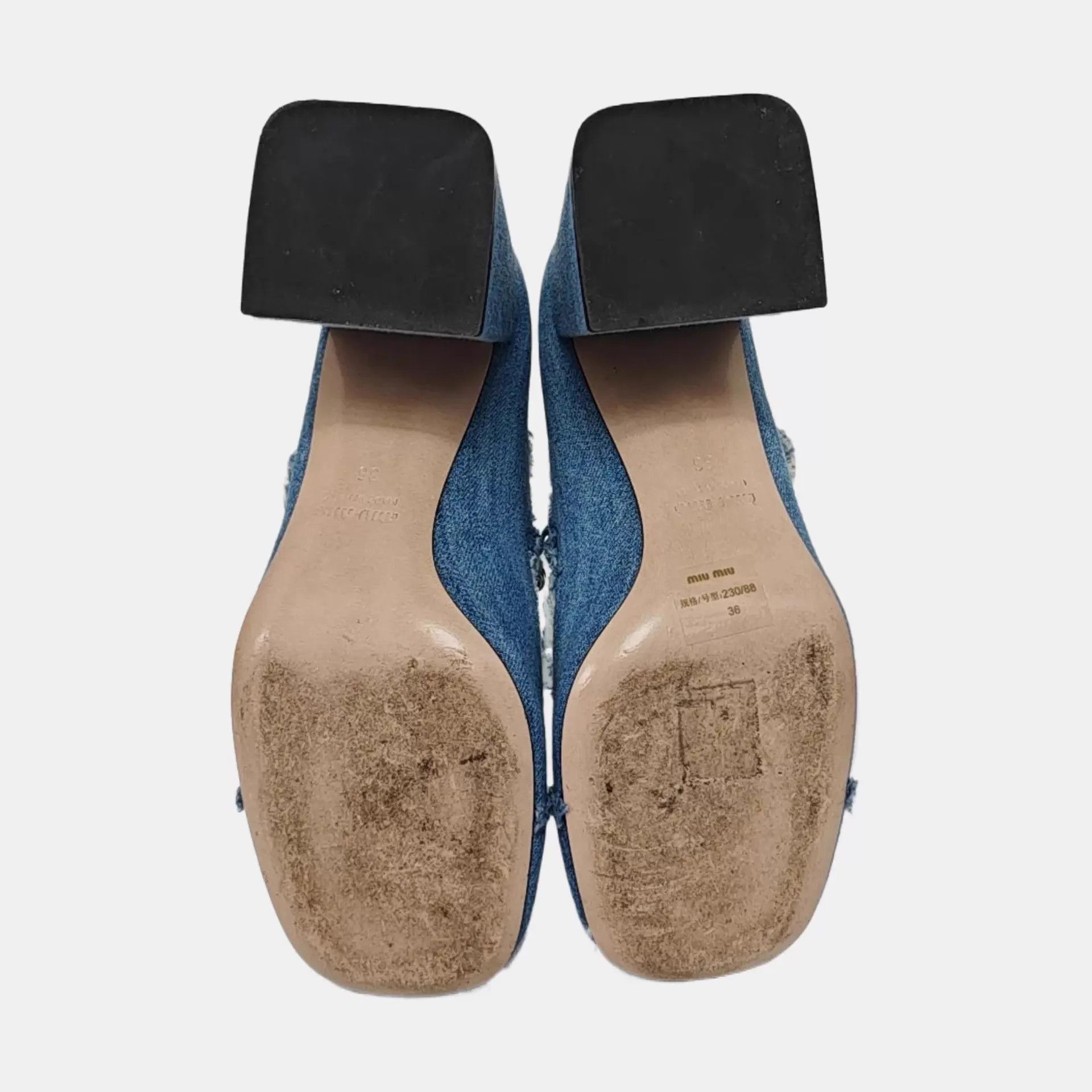 Miu Miu Miu Miu 36 Heels with Box Size US 5.5 / IT 35.5 - 8 Thumbnail