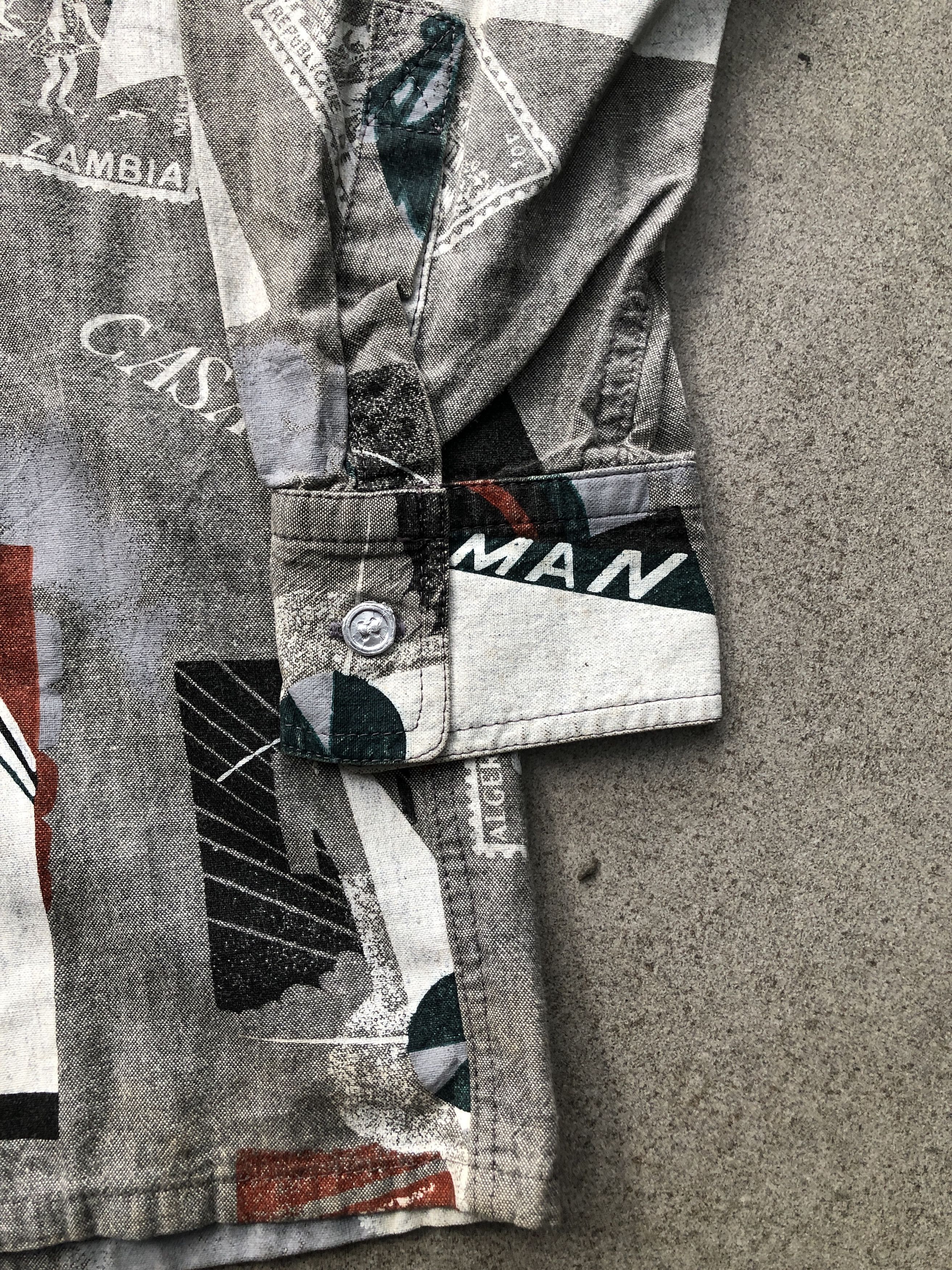 Kansai Yamamoto Kansai Man Graphic Printed Art Long Sleeve Shirt Size US L / EU 52-54 / 3 - 4 Thumbnail