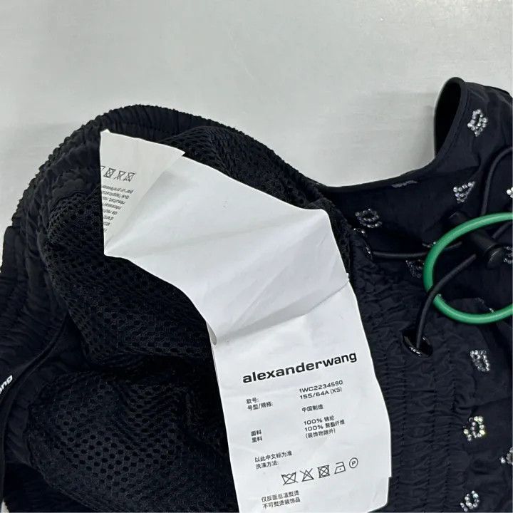 Alexander Wang Alexander Wang Black Letter Print Casual Shorts - Size 22" - 4 Thumbnail