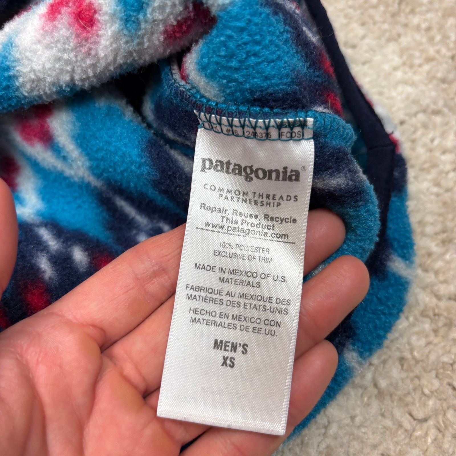 Patagonia Patagonia Synchilla Aztec Fleece Snap-T Fleece Pullover M Size US M / EU 48-50 / 2 - 7 Thumbnail