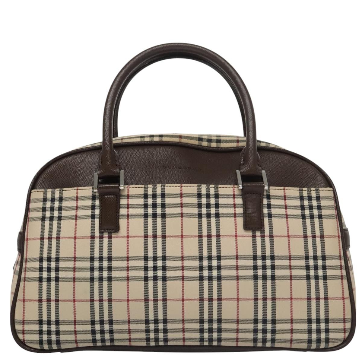 Burberry Nova Check Beige Canvas Handbag (Pre-Owned) Size ONE SIZE - 1 Thumbnail