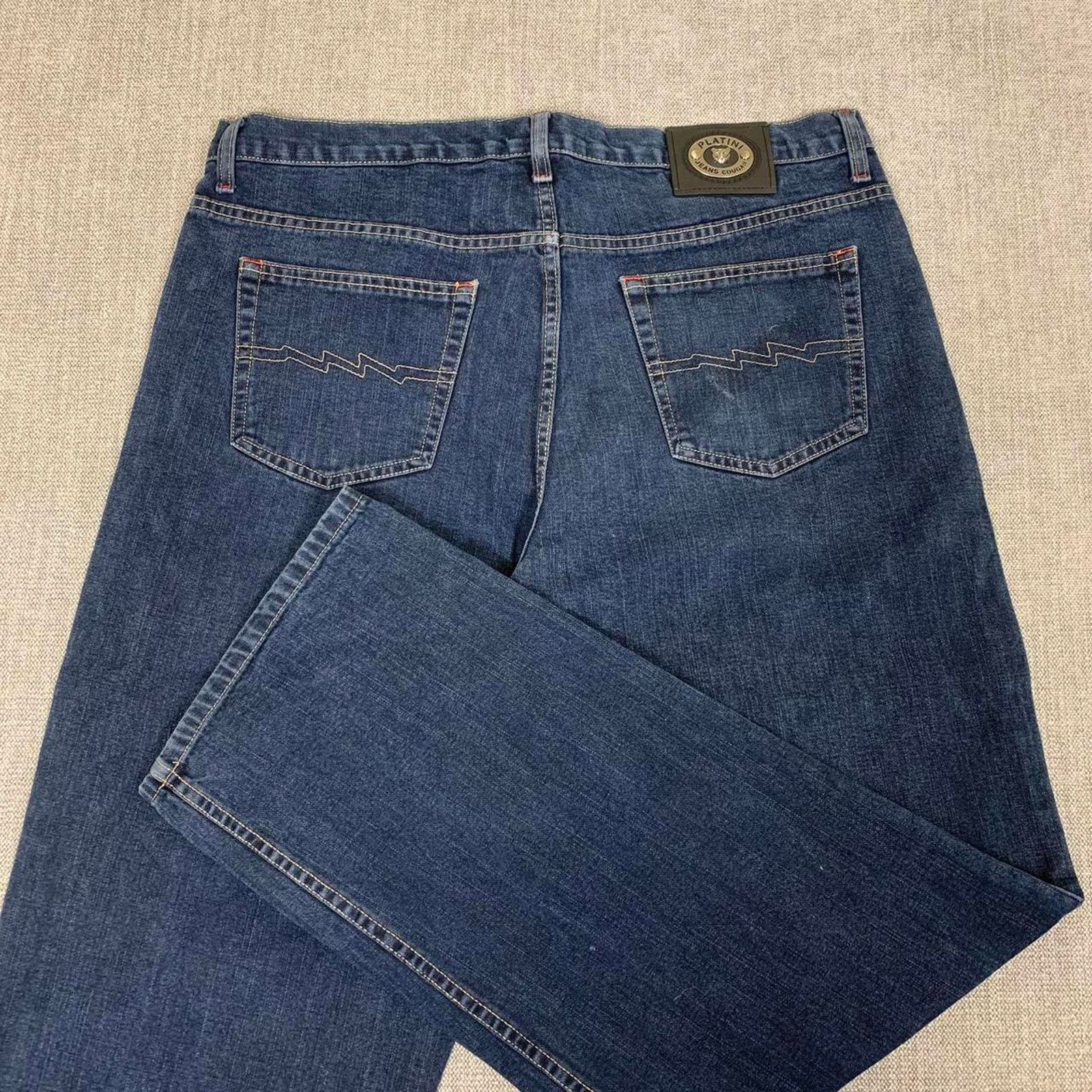 Cougar Y2K 90s Baggy Wide Leg Denim Jeans Size US 36 / EU 52 - 1 Thumbnail