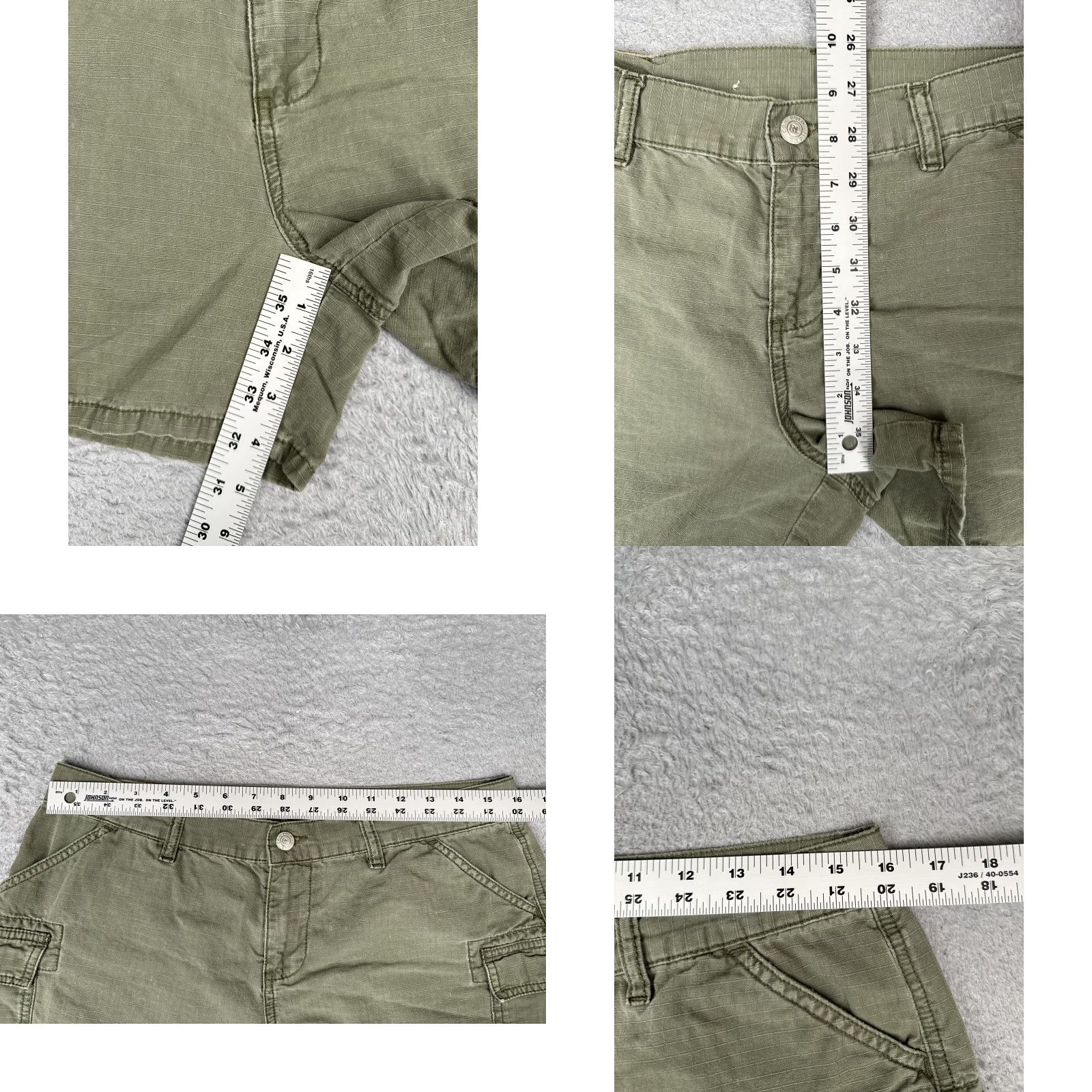 Ralph Lauren Ralph Lauren Polo Jeans Shorts Womens 10 Green Cargo Ripstop Casual Size 32" / US 10 / IT 46 - 8 Thumbnail