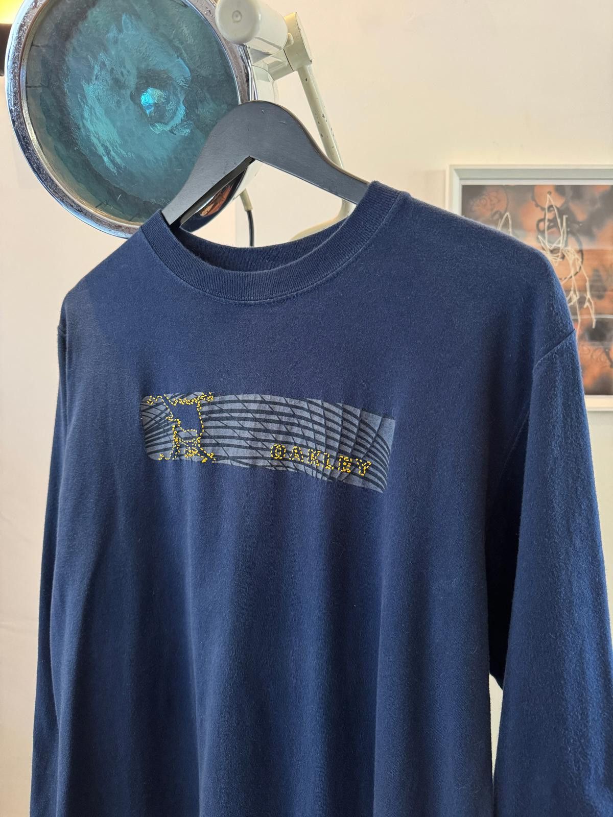 Oakley Early 2000’s Oakley Midnight Navy Longsleeve Size US M / EU 48-50 / 2 - 4 Thumbnail
