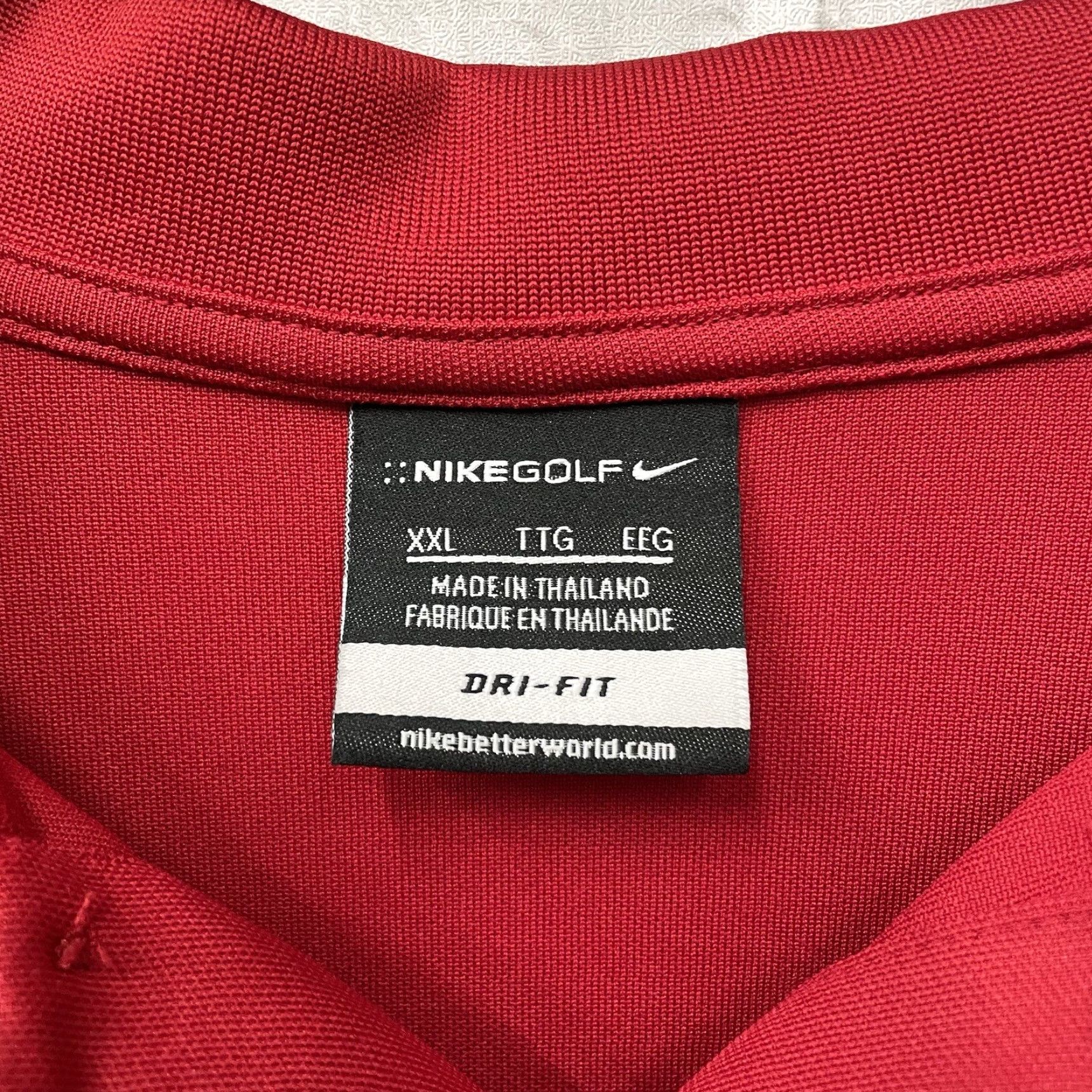 Nike NikeGolf Dri-Fit polo Shirt Mens 2XL Red Athletic Shirt Size US XXL / EU 58 / 5 - 4 Thumbnail