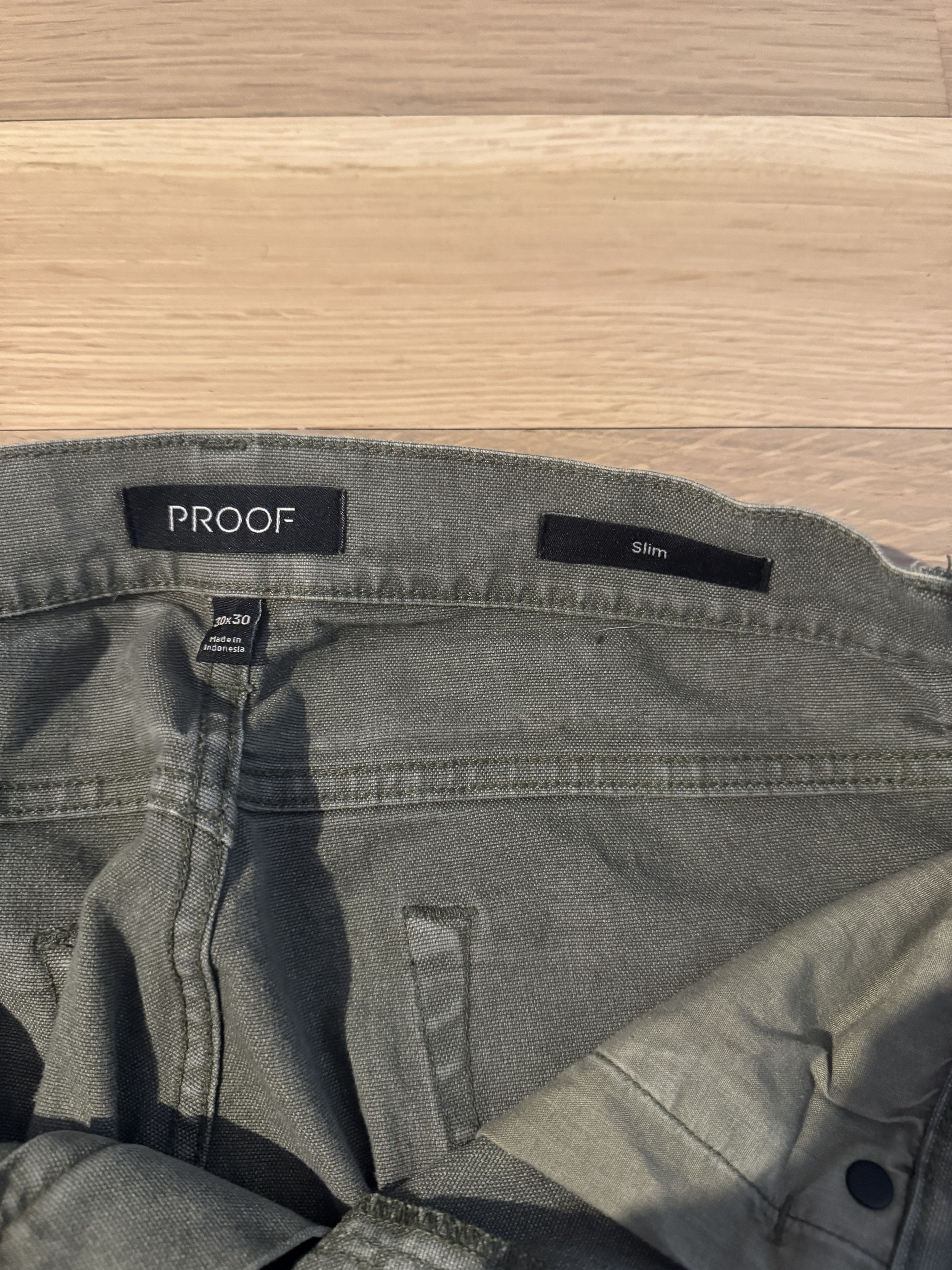 Huckberry Huckberry Proof Rover Pant - Slim, Light Olive Size US 30 / EU 46 - 3 Thumbnail