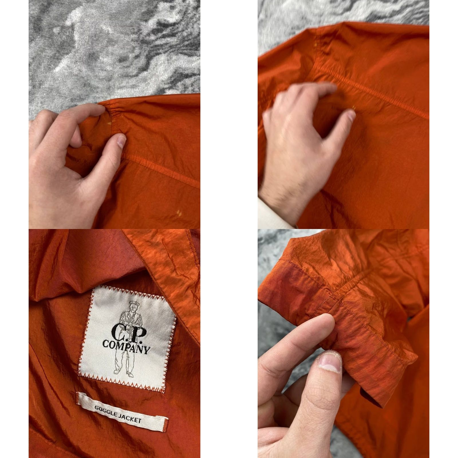 Vintage C.P. Company Chrome-R Mixed Goggle Overshirt Men Size M Orange Jacket Windbreaker Spring Nylon Zip Casual Mens Size US M / EU 48-50 / 2 - 10 Thumbnail