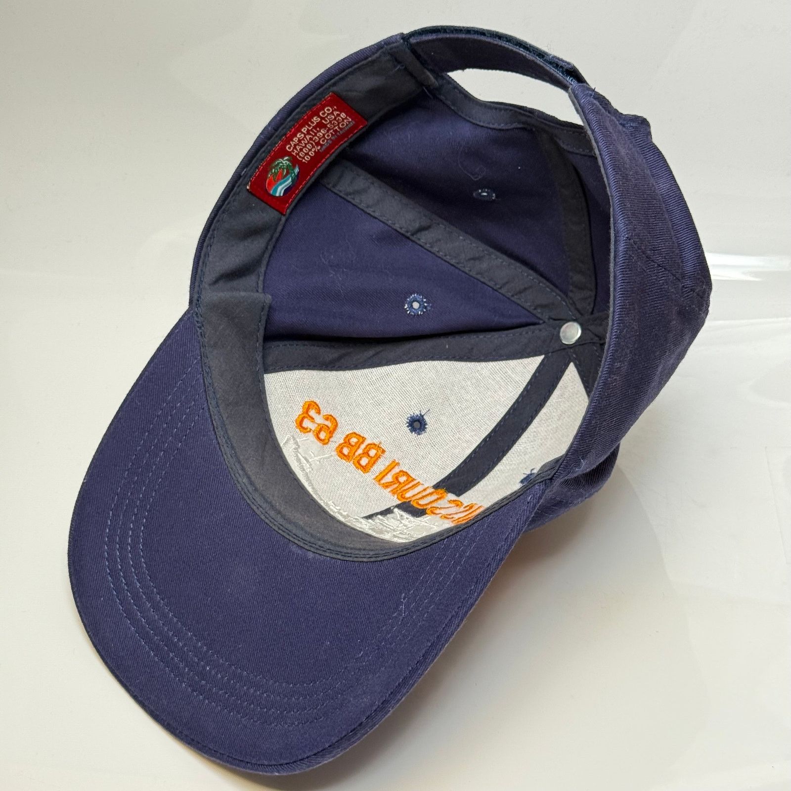 Vintage Vintage USS Missouri BB-63 Hat Pearl Harbor Hawaii Navy Ship Size ONE SIZE - 6 Thumbnail